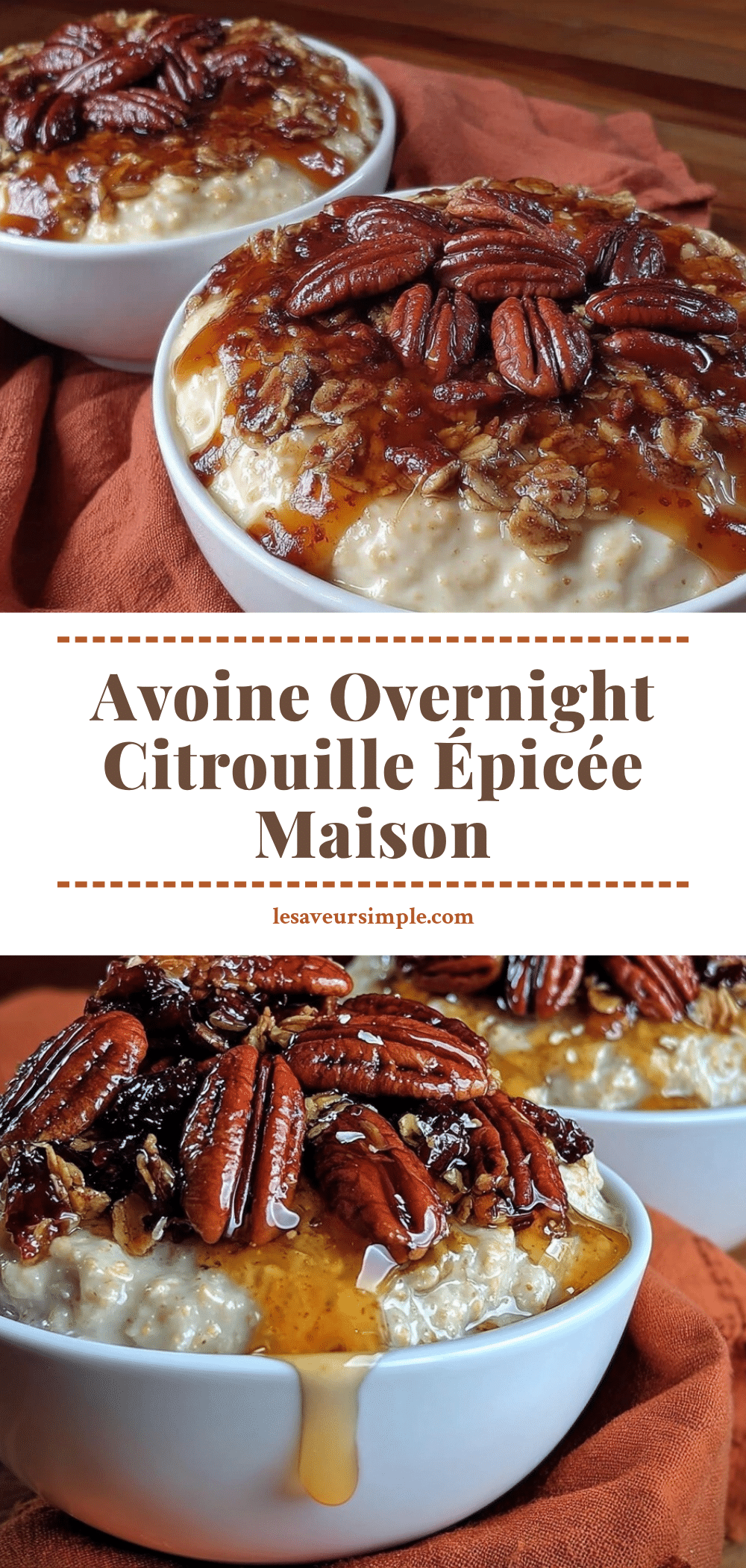 avoine overnight à la citrouille recipe