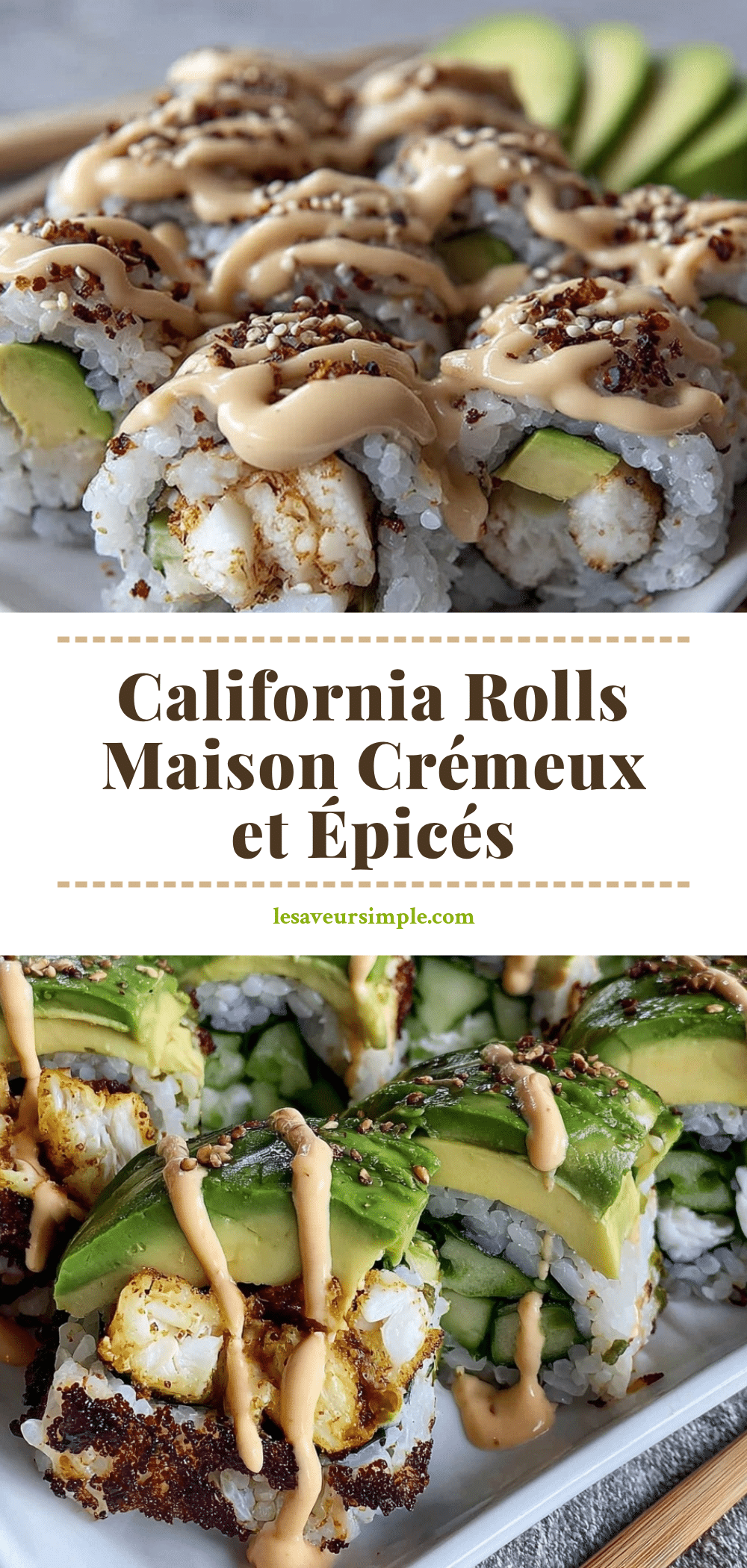 california rolls maison au crabe recipe