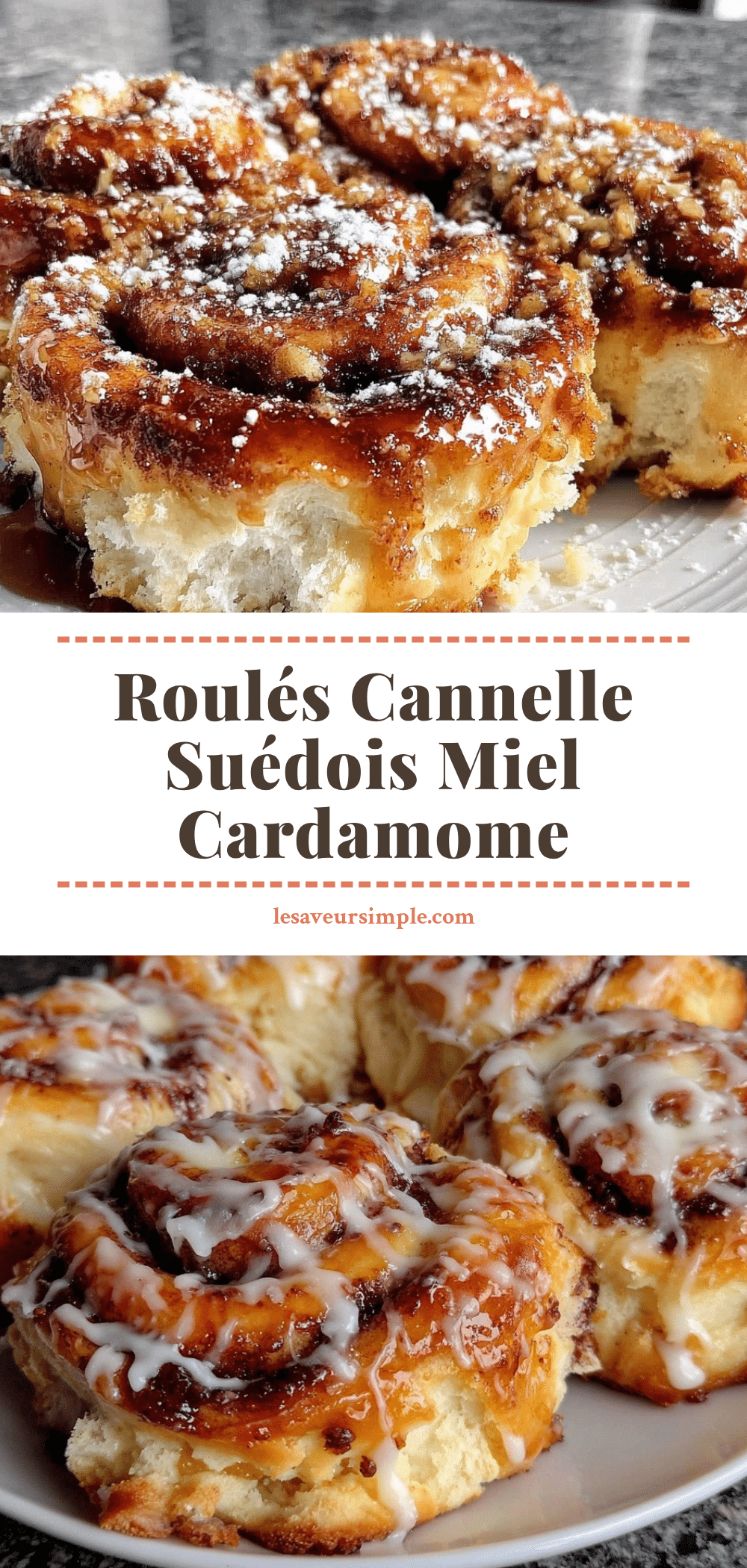 cinnamon rolls suédois au miel et cardamome recipe