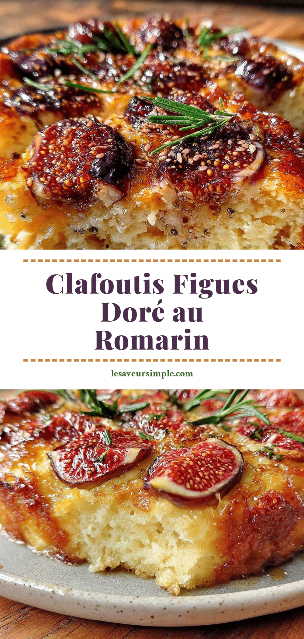 clafoutis aux figues et romarin recipe