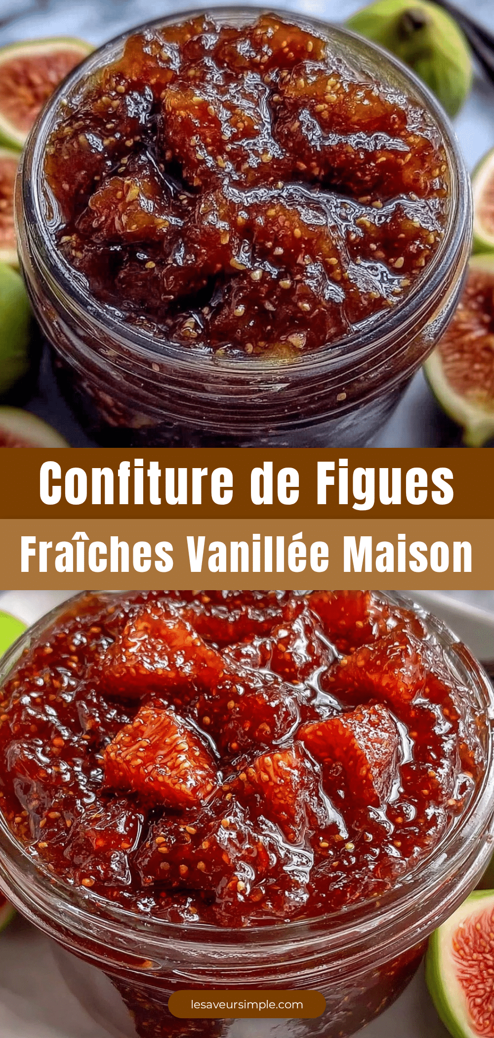confiture de figues fraîches vanillée sans pectine recipe