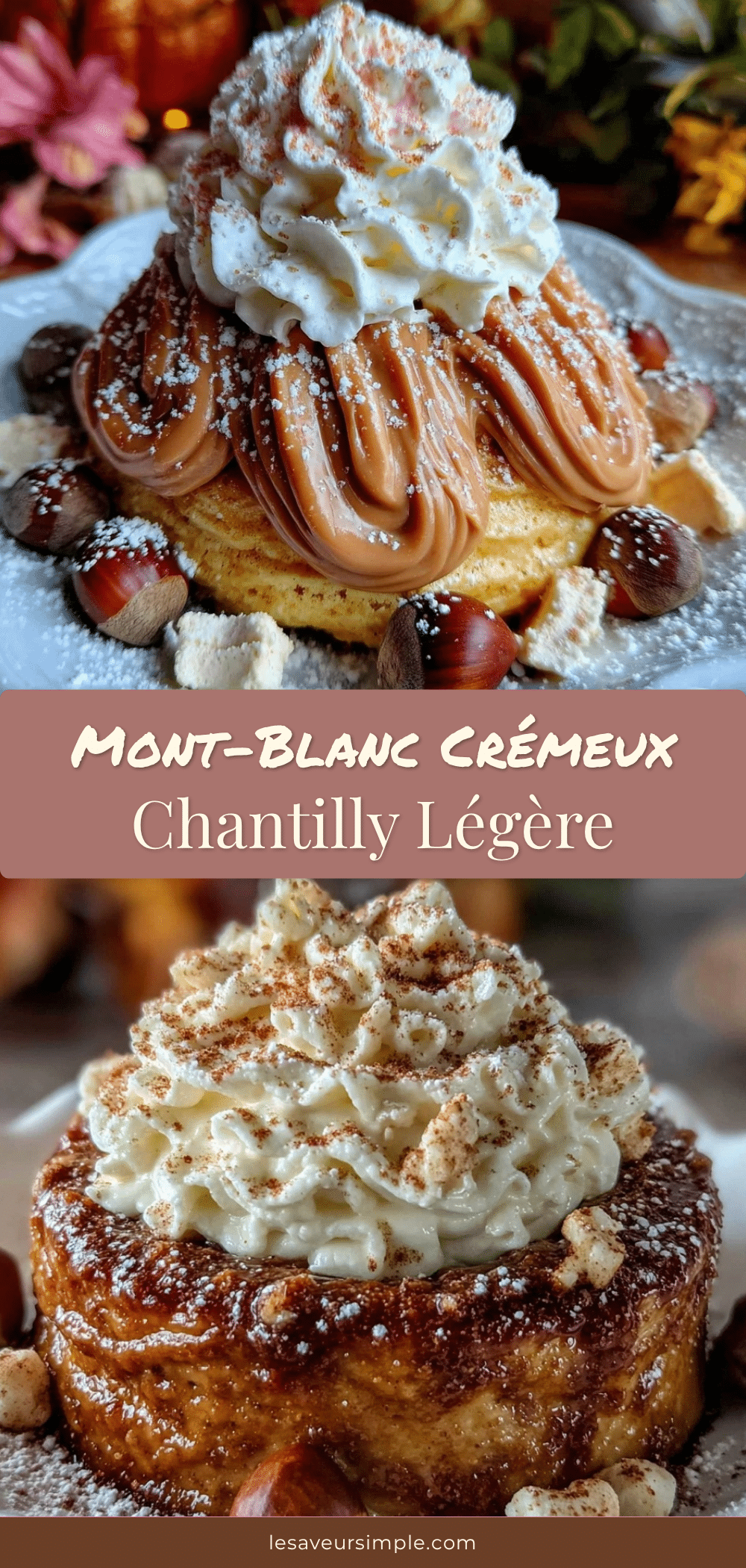 crémeux Mont-Blanc revisité recipe