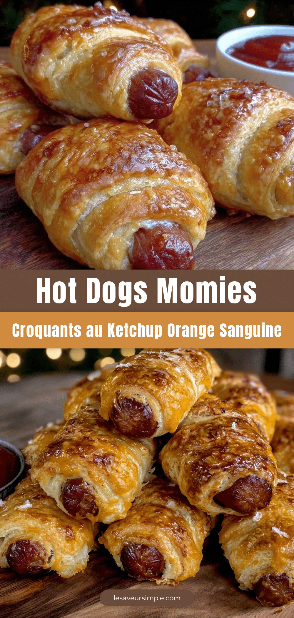 croquants hot dogs momies recipe