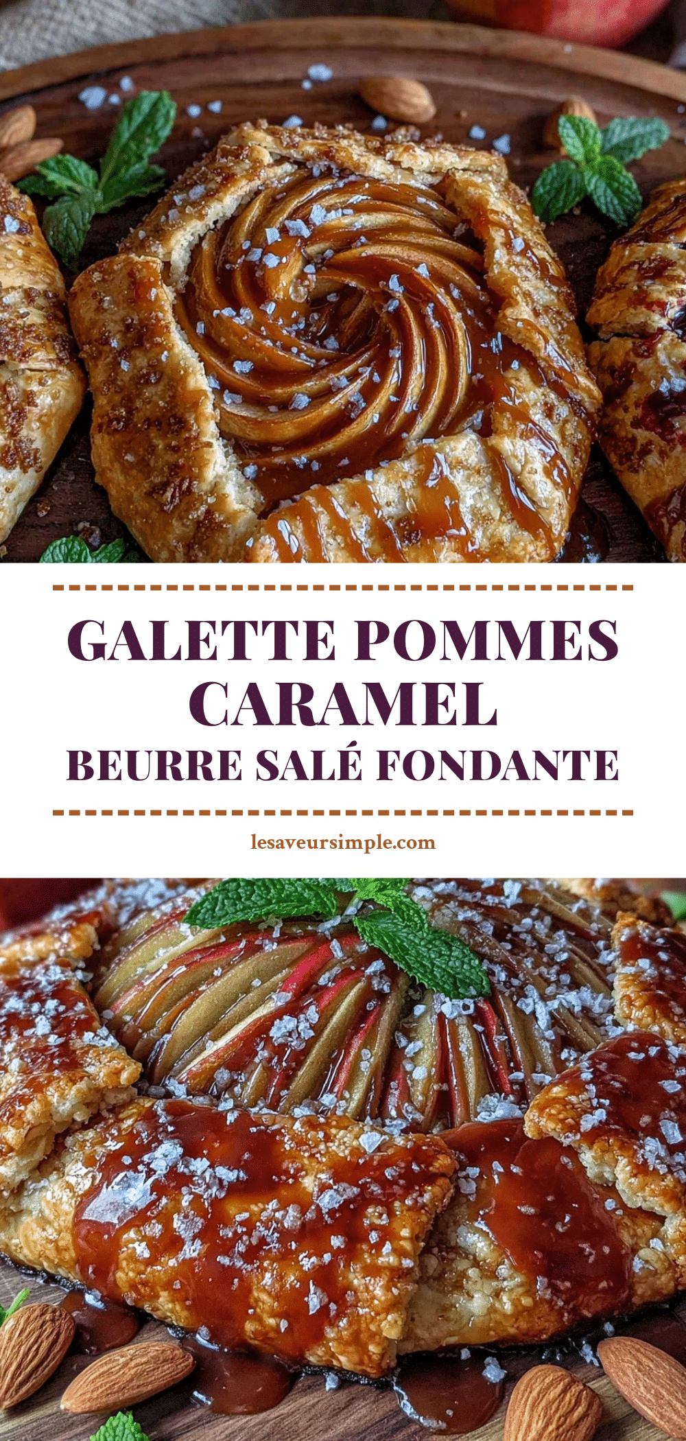galette pommes caramel beurre salé recipe