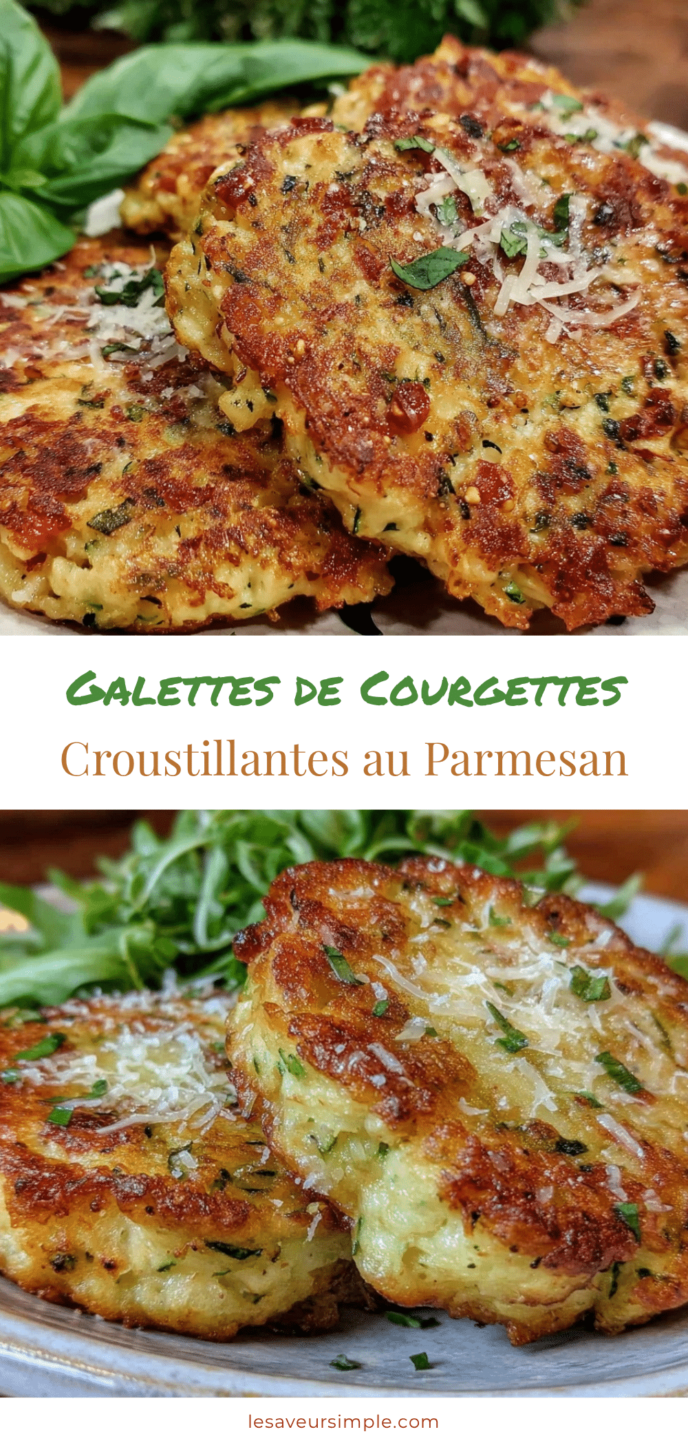 galettes de courgettes au parmesan recipe