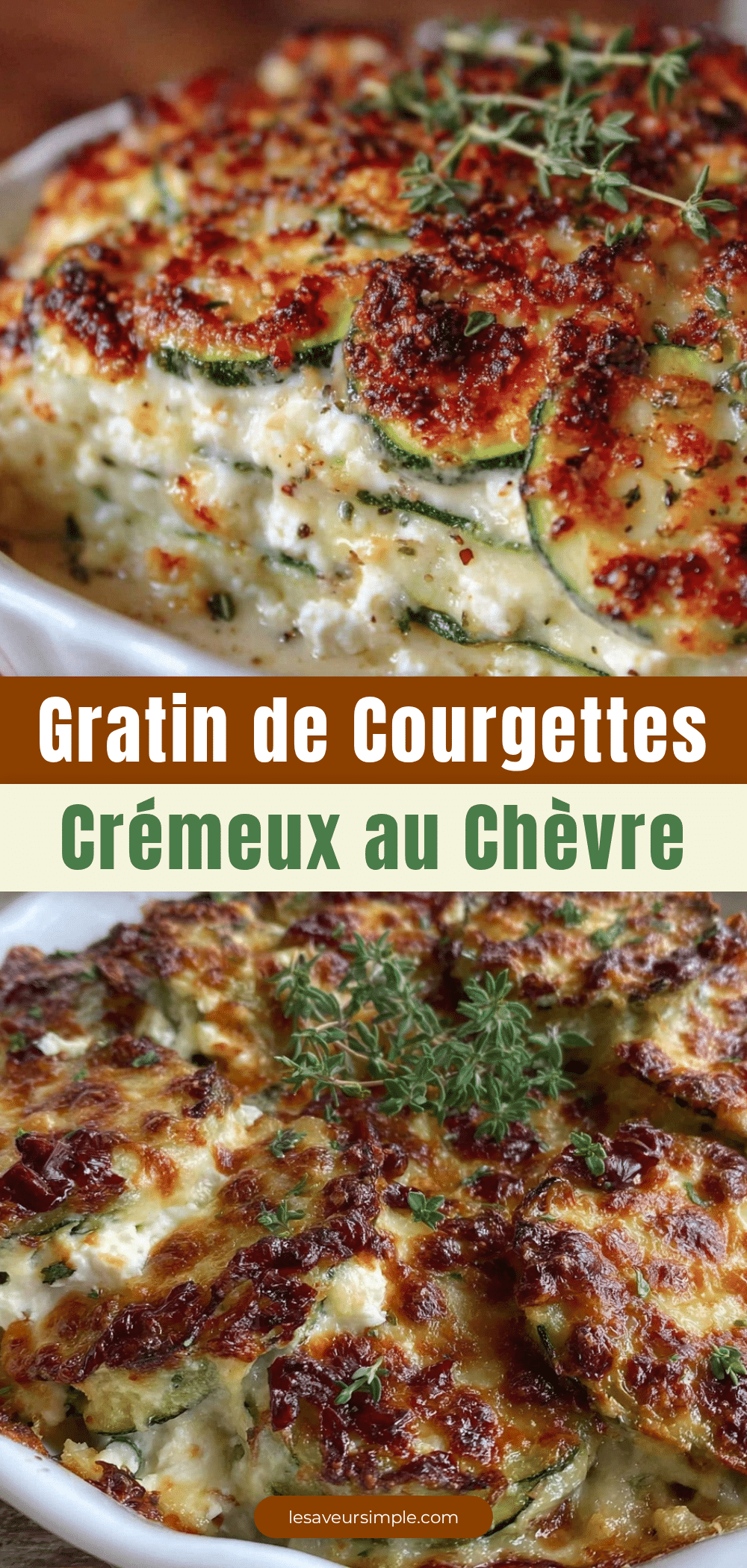 gratin de courgettes au fromage de chèvre recipe