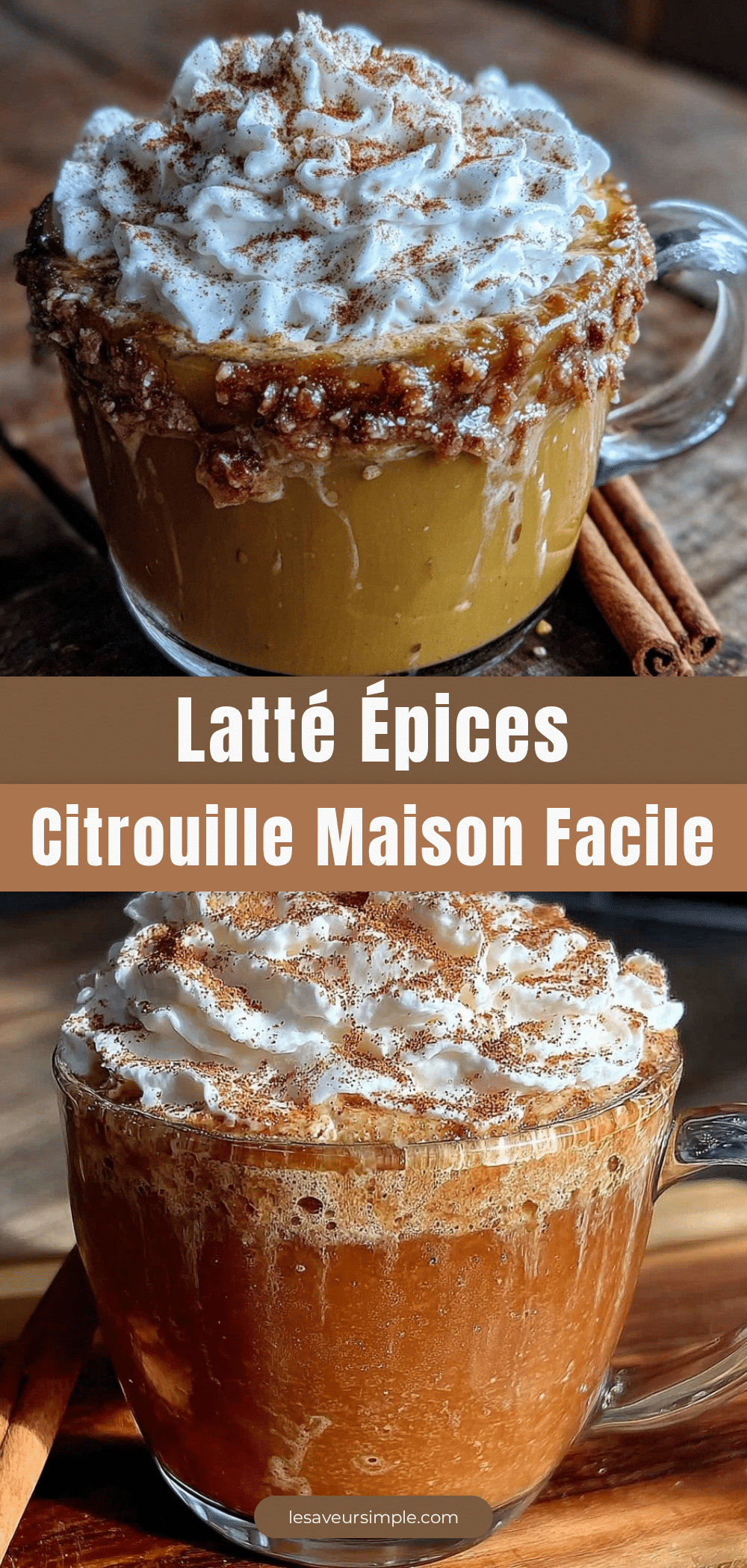 latté épices citrouille maison recipe