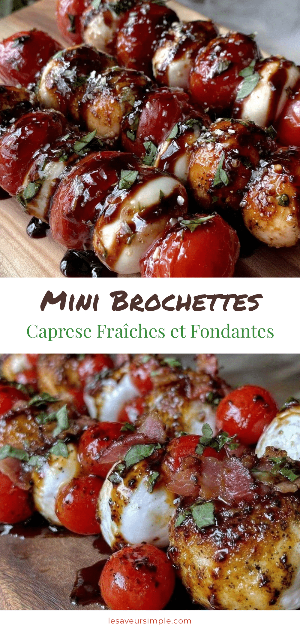 mini brochettes caprese fondantes au basilic recipe