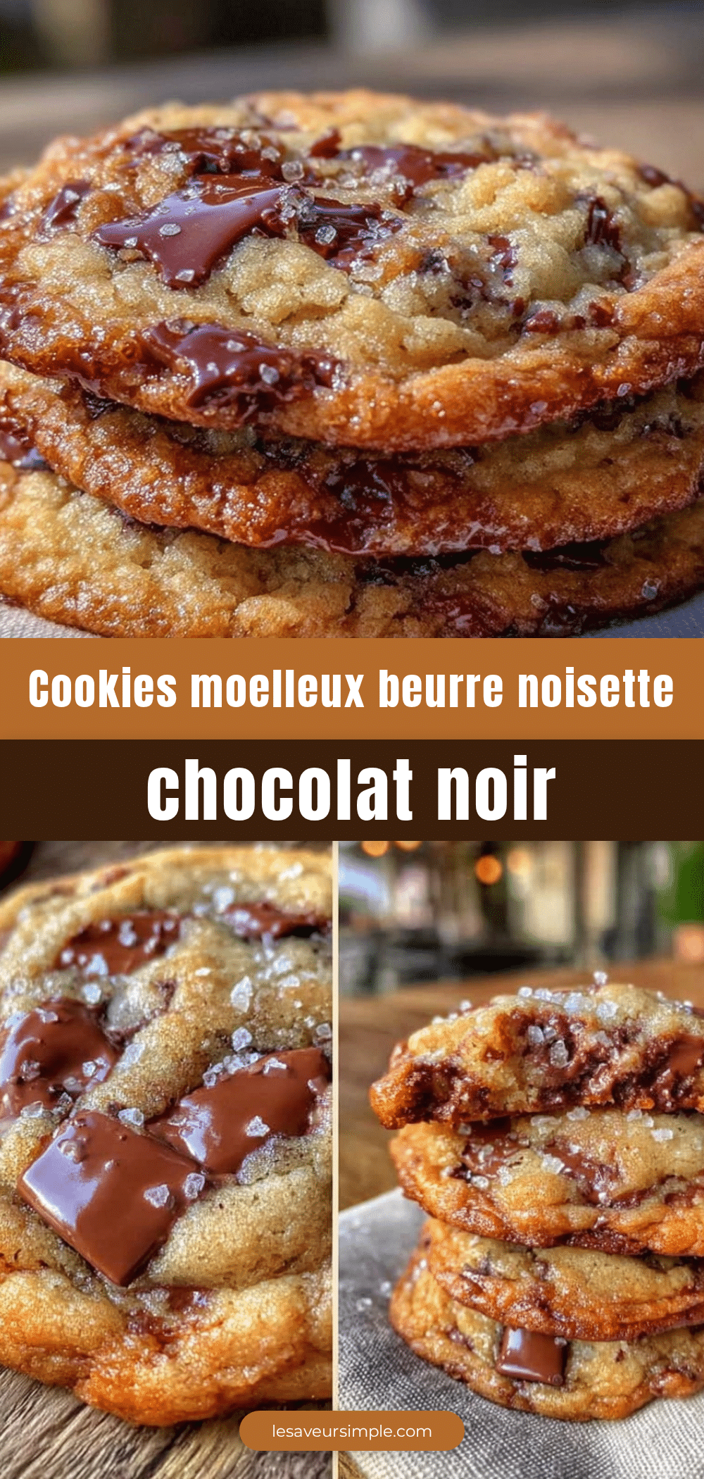 moelleux cookies beurre noisette chocolat noir recipe