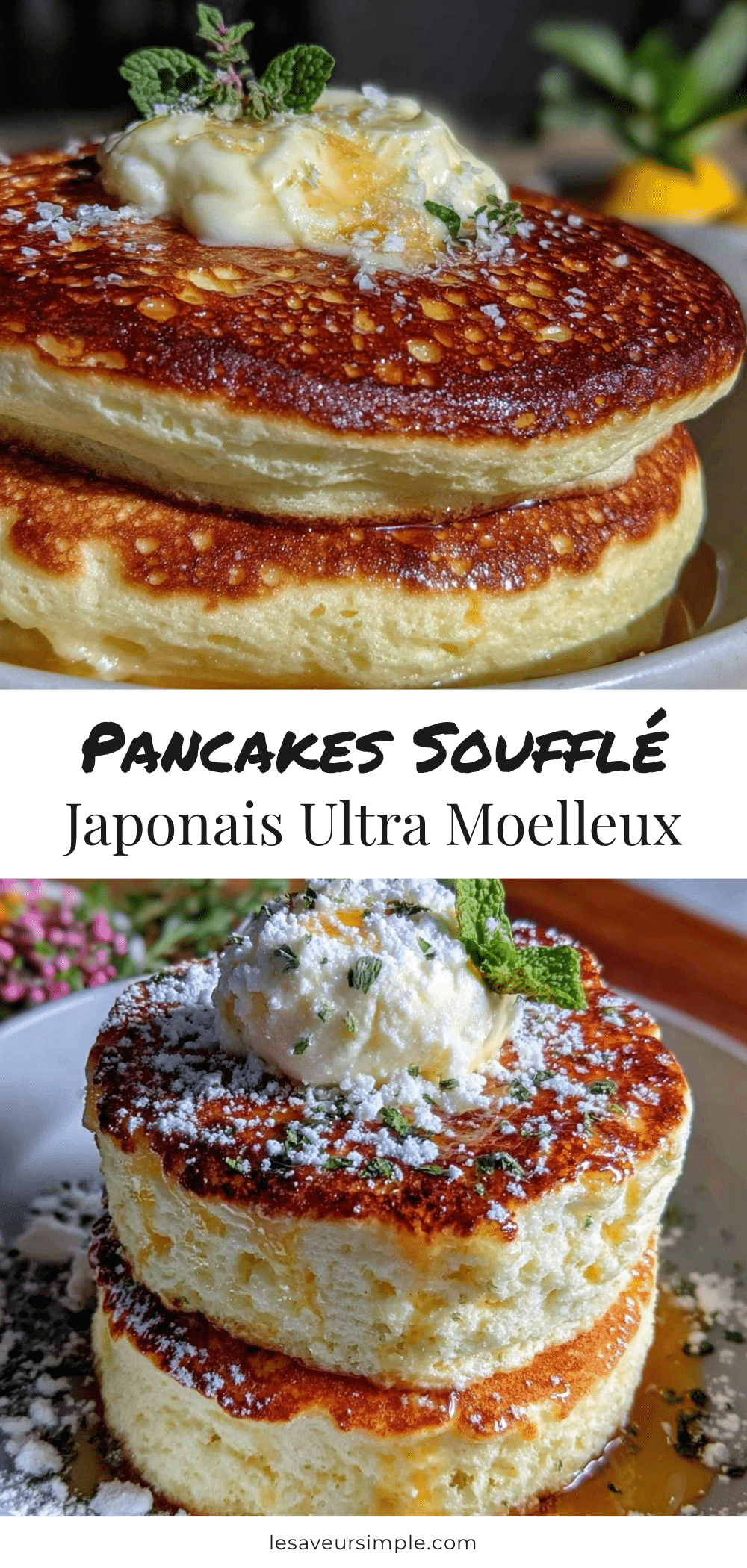 pancakes soufflé japonais au beurre de yuzu recipe