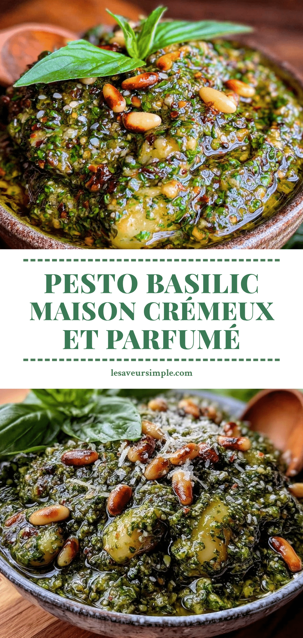 pesto basilic maison recipe
