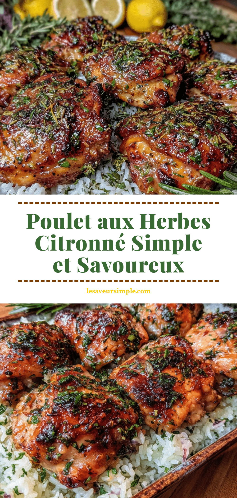 poulet aux herbes citronné recipe