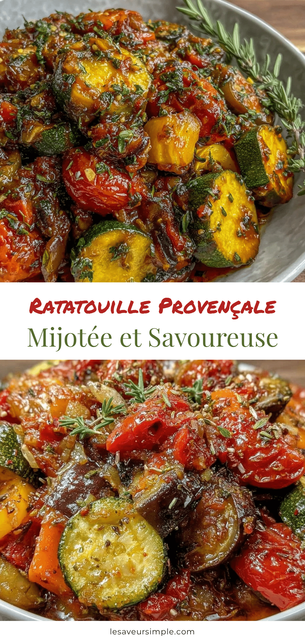 ratatouille provençale mijotée aux sept légumes recipe