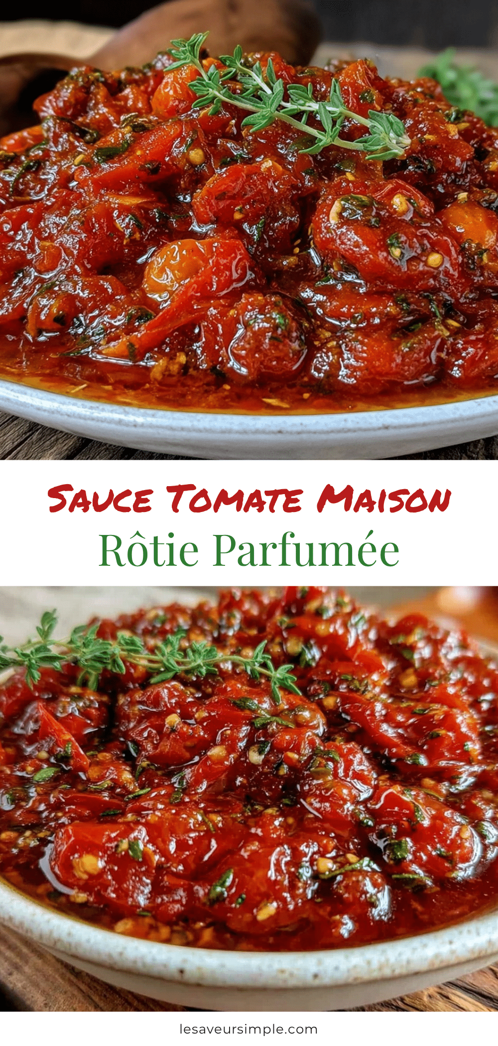 sauce tomate maison rôtie à lail recipe