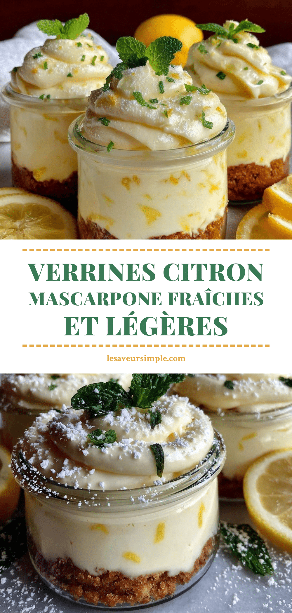 verrines citron mascarpone recipe