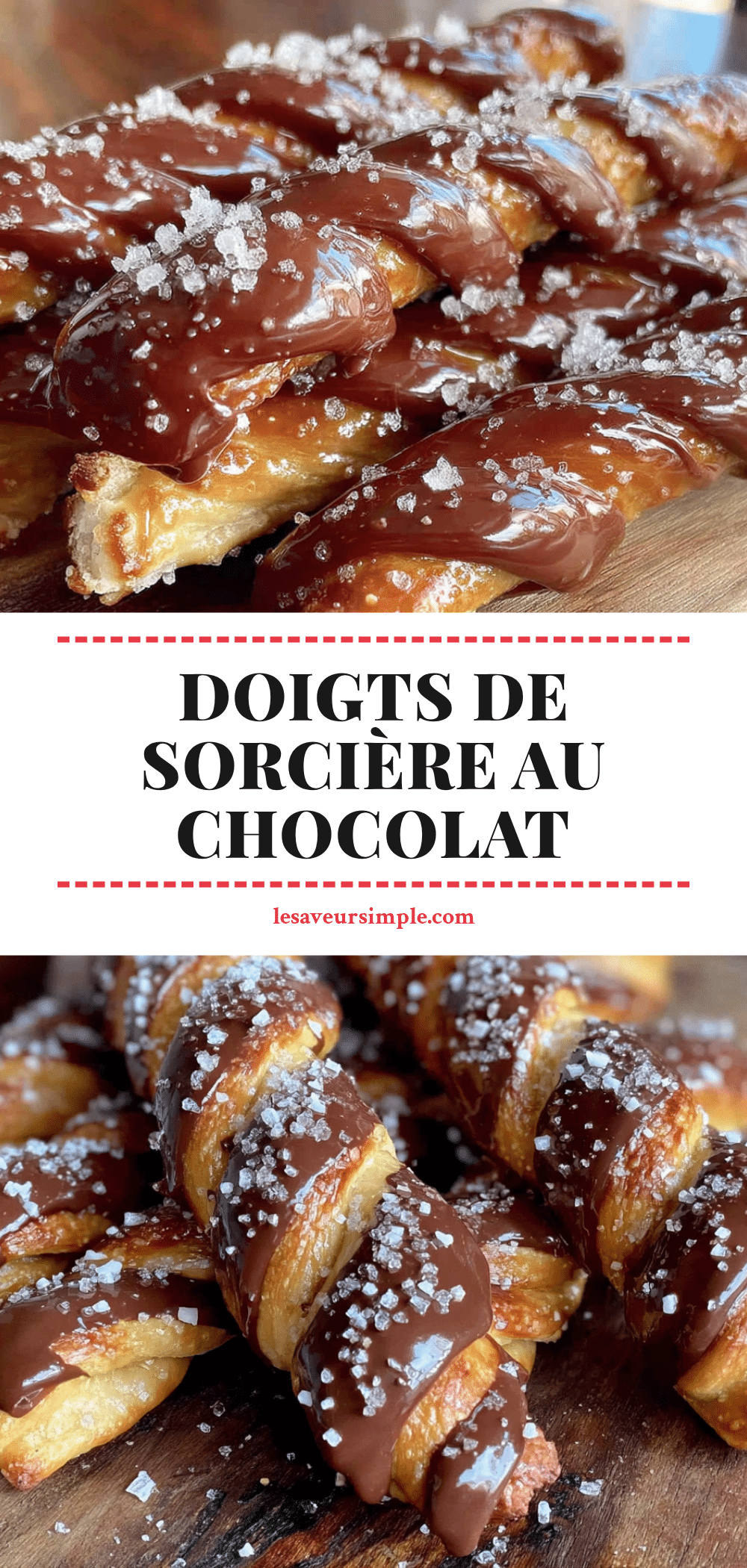 doigts de sorcière au chocolat croustillants recipe