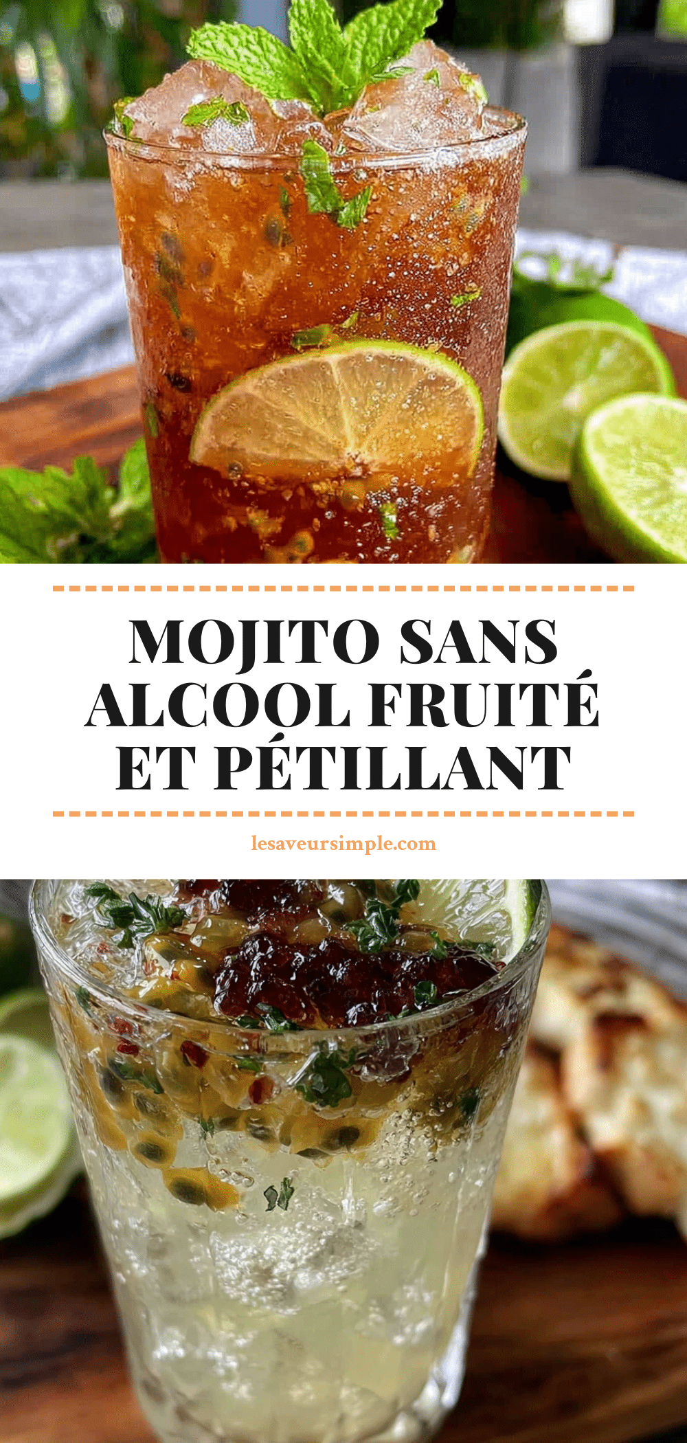 mojito sans alcool fruit de la passion recipe