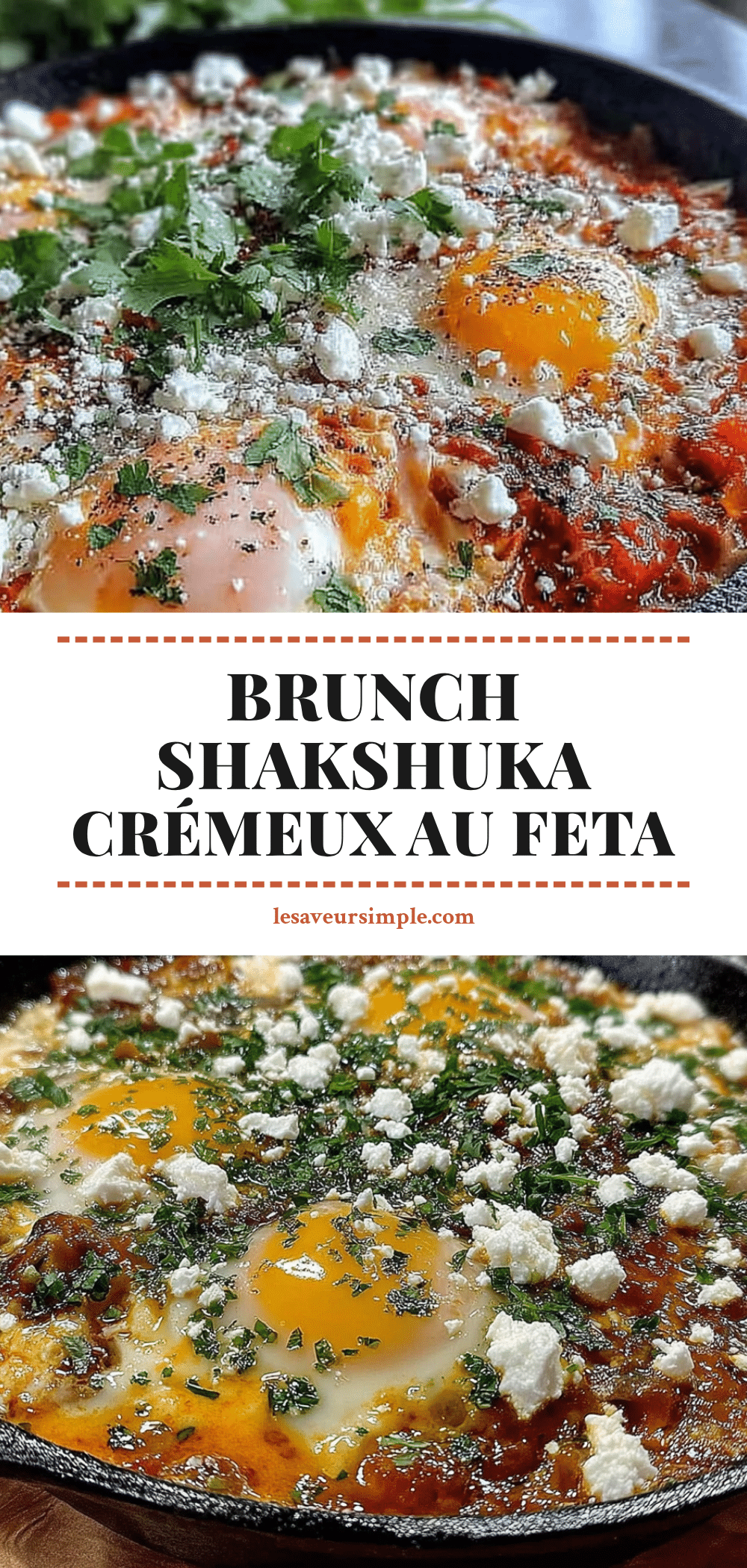shakshuka crémeux au feta recipe