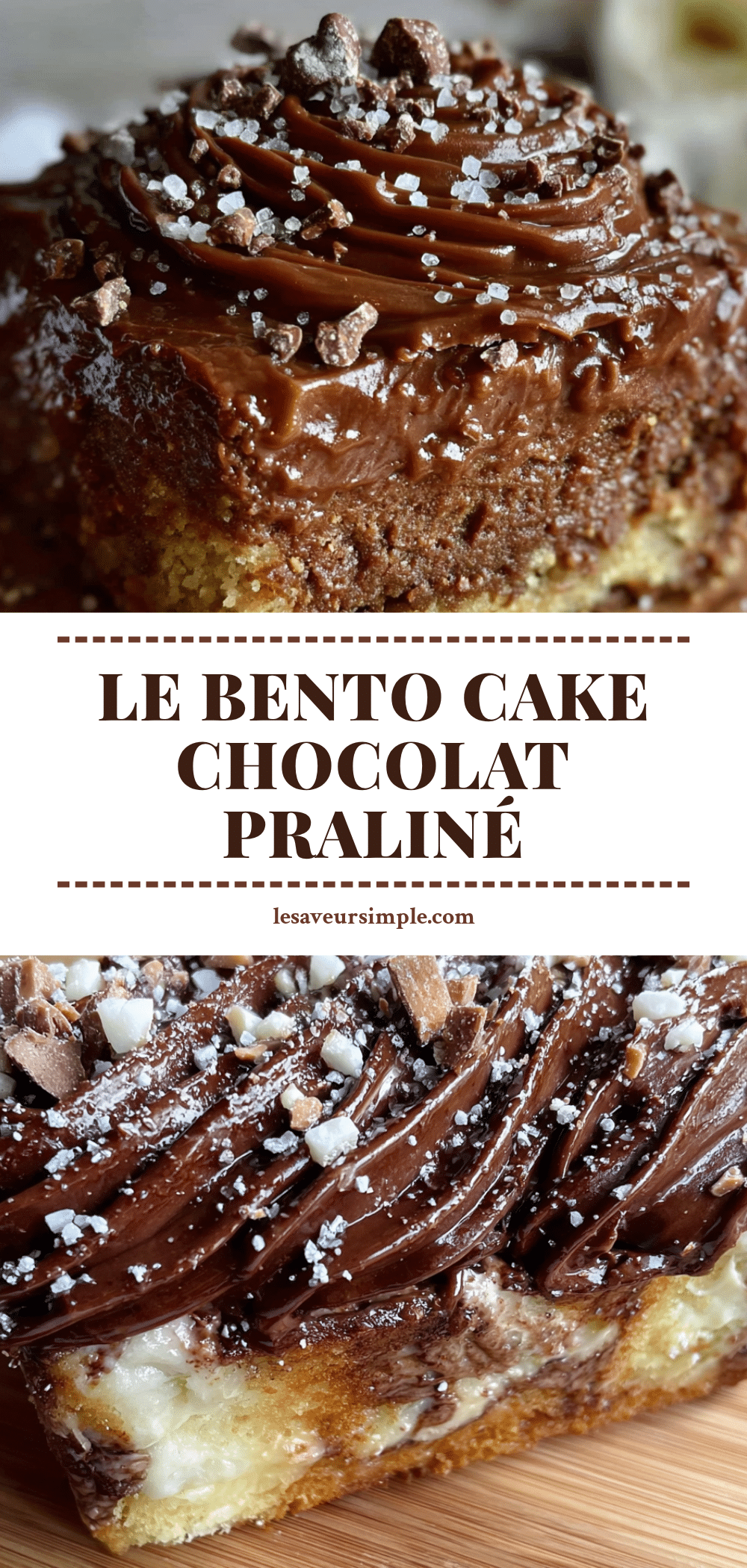 bento cake chocolat praliné recipe