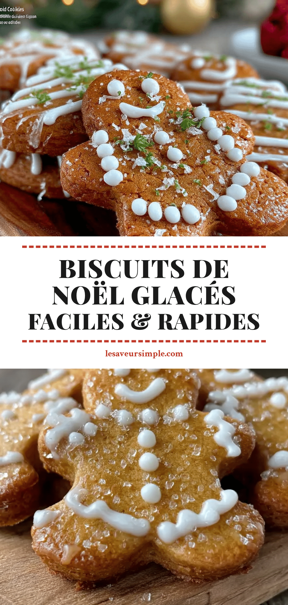 Biscuits de Noël glacés faciles recipe