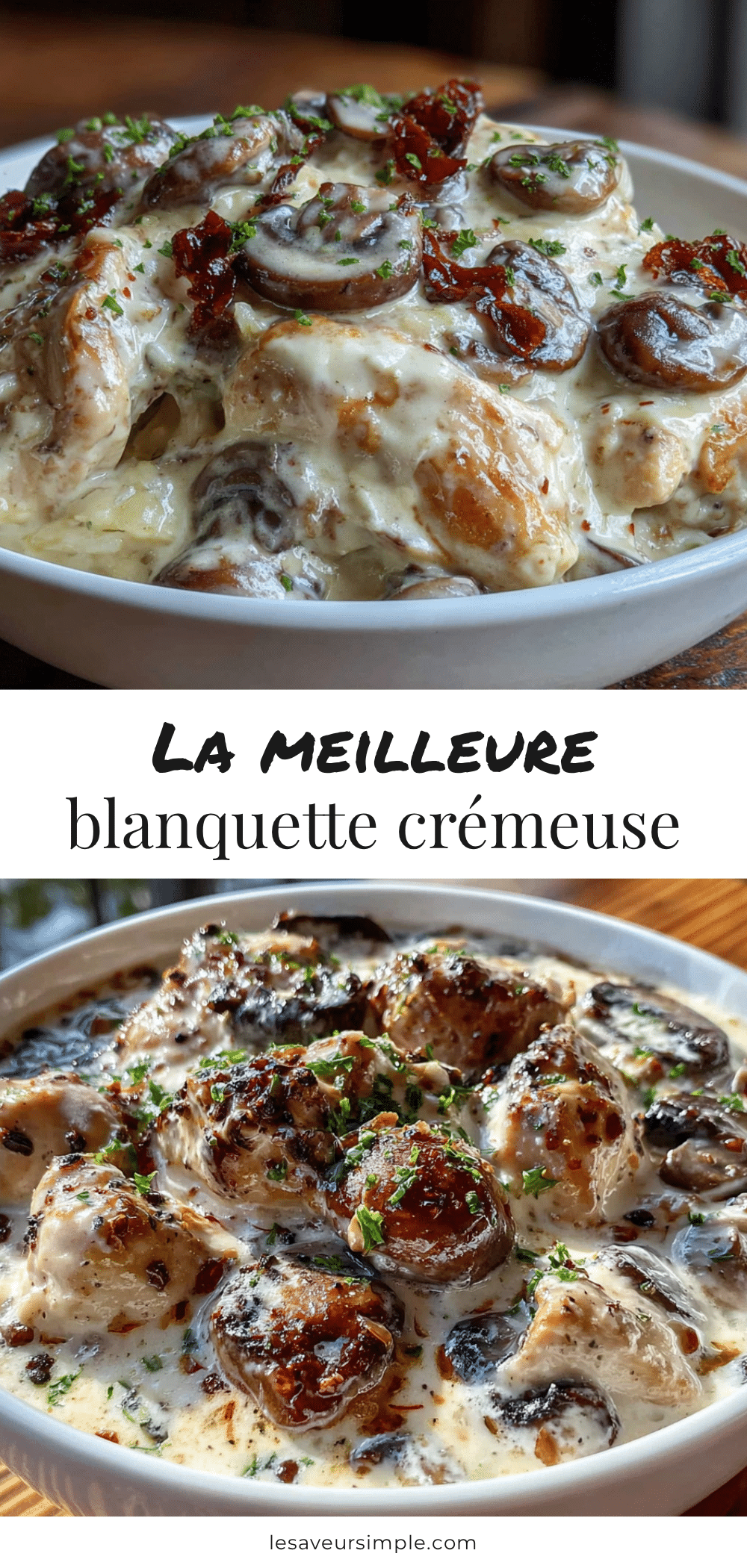 blanquette de poulet crémeuse recipe