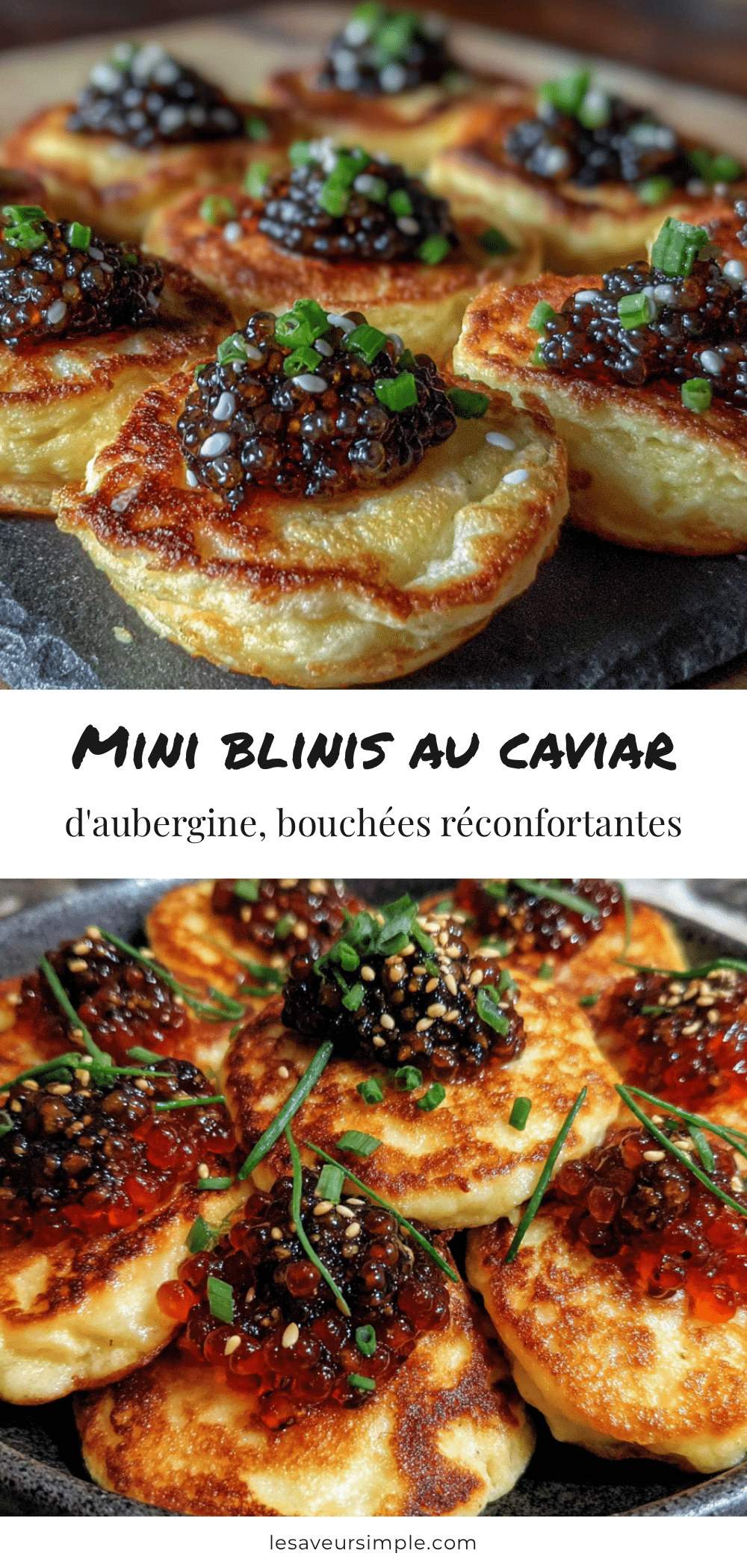 blinis au caviar daubergine recipe