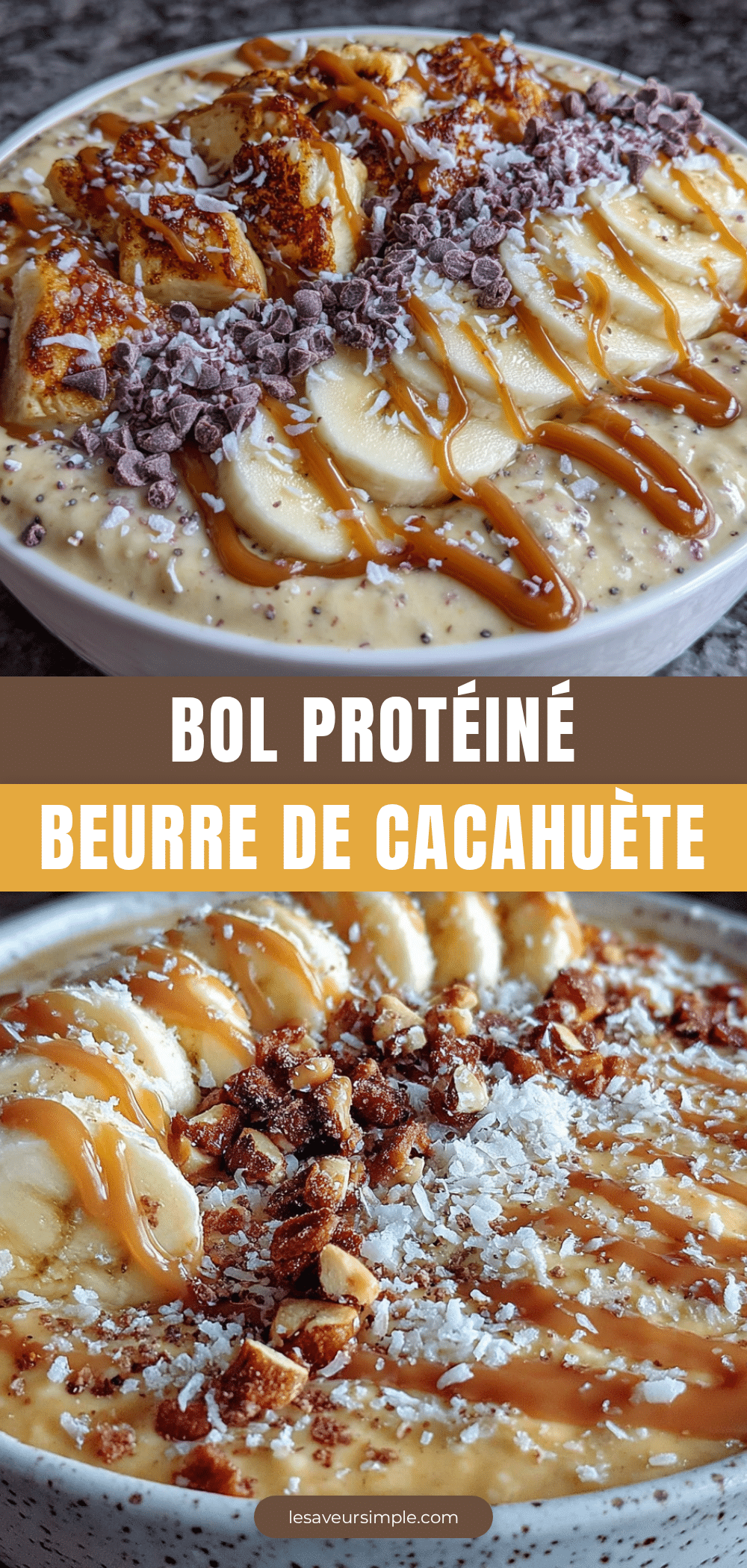 bol protéiné beurre de cacahuète recipe