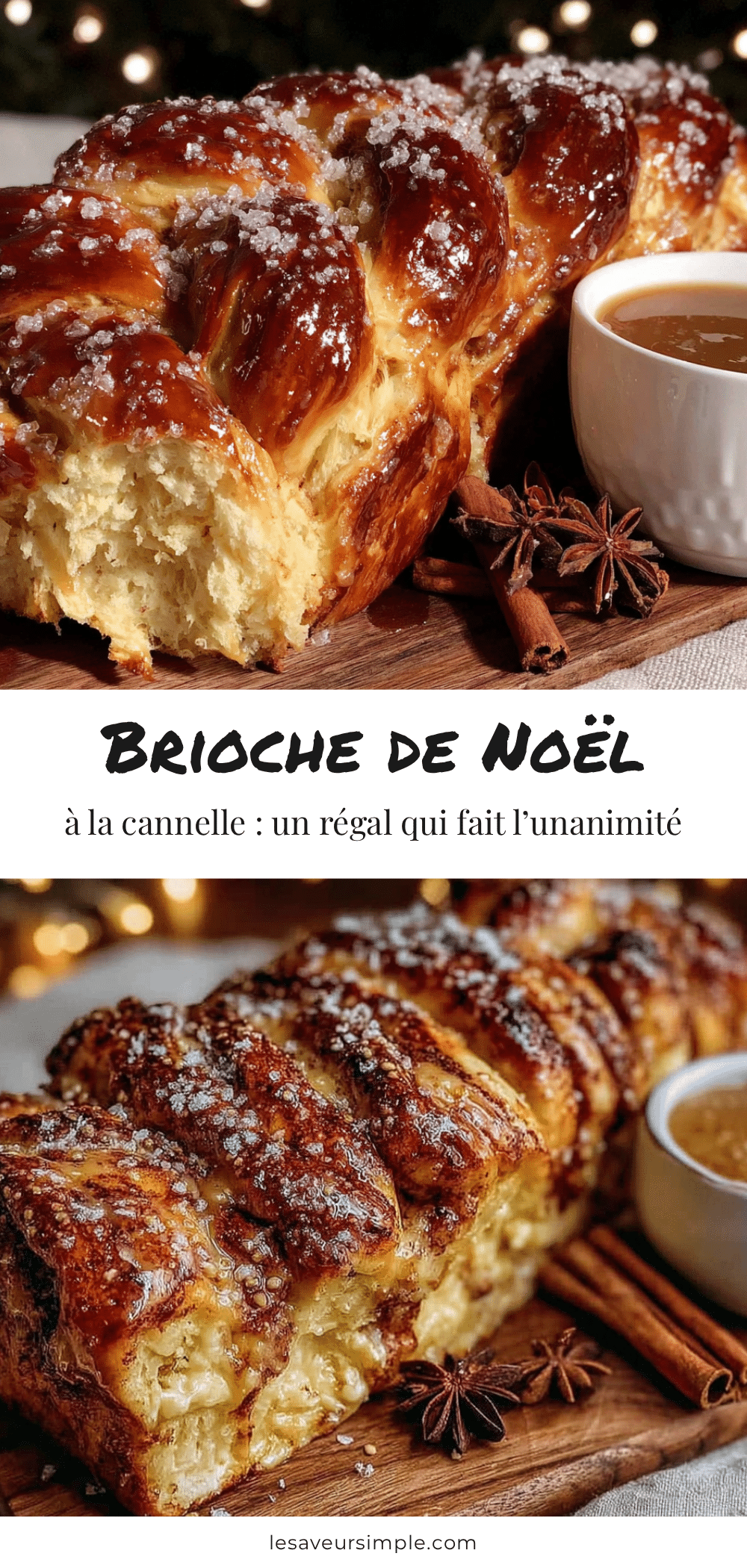 brioche de Noël à la cannelle recipe