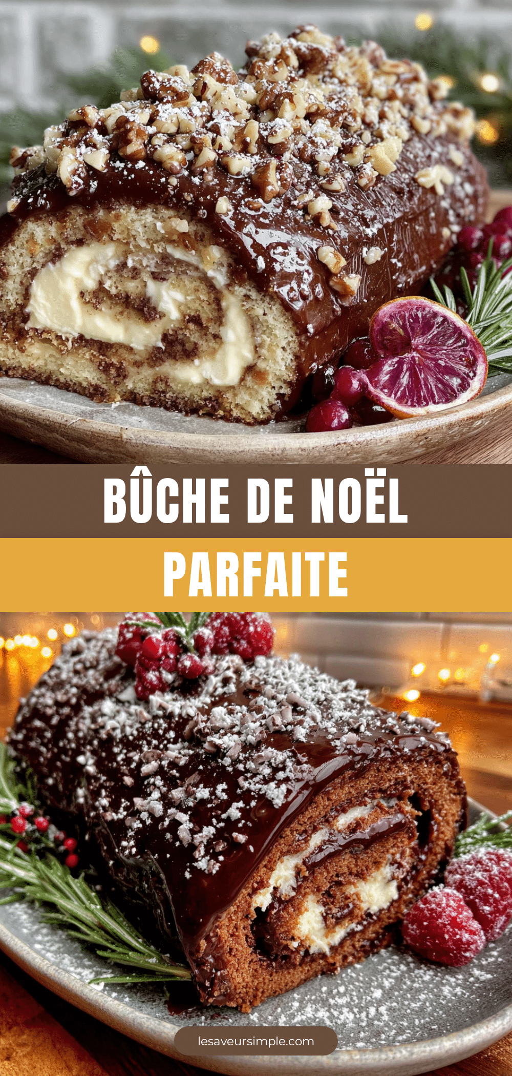 bûche de Noël parfaite recipe