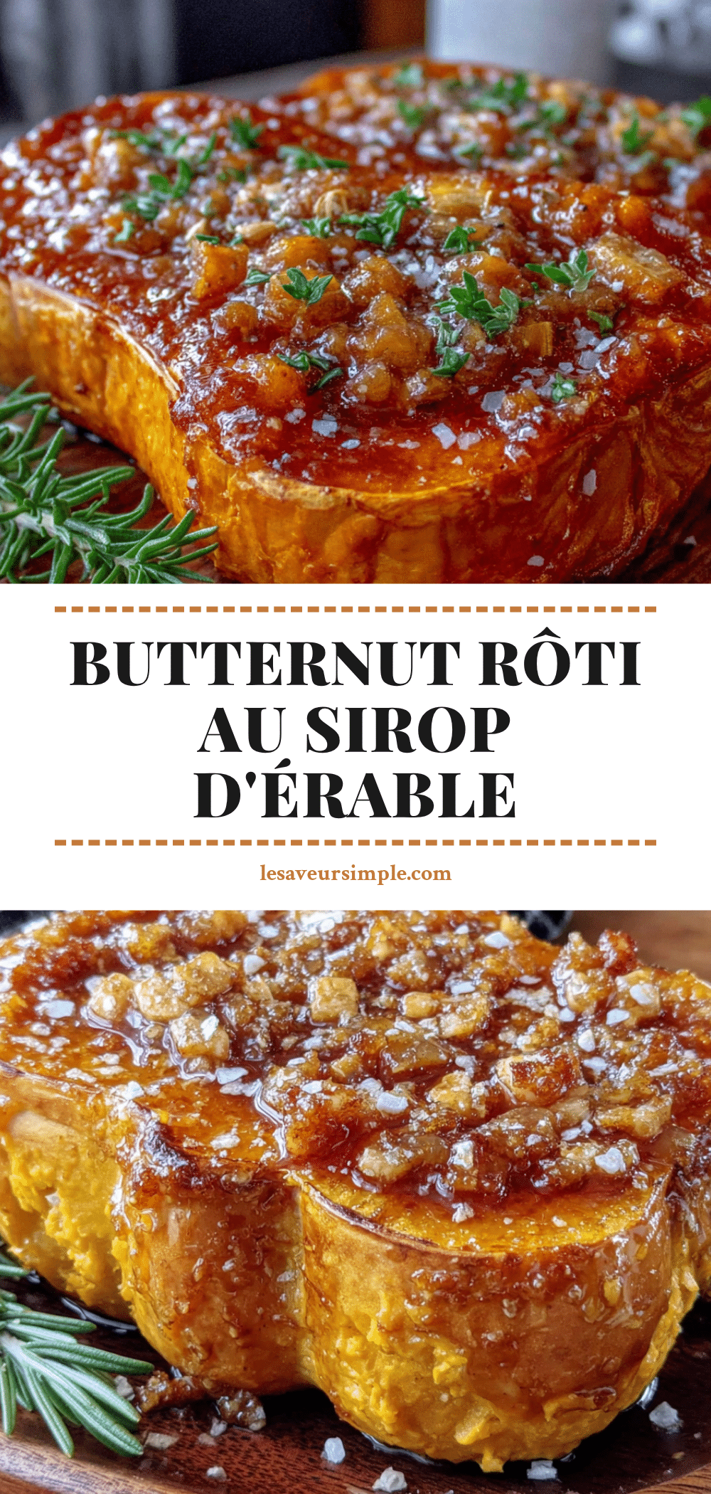 butternut rôti au sirop d’érable recipe