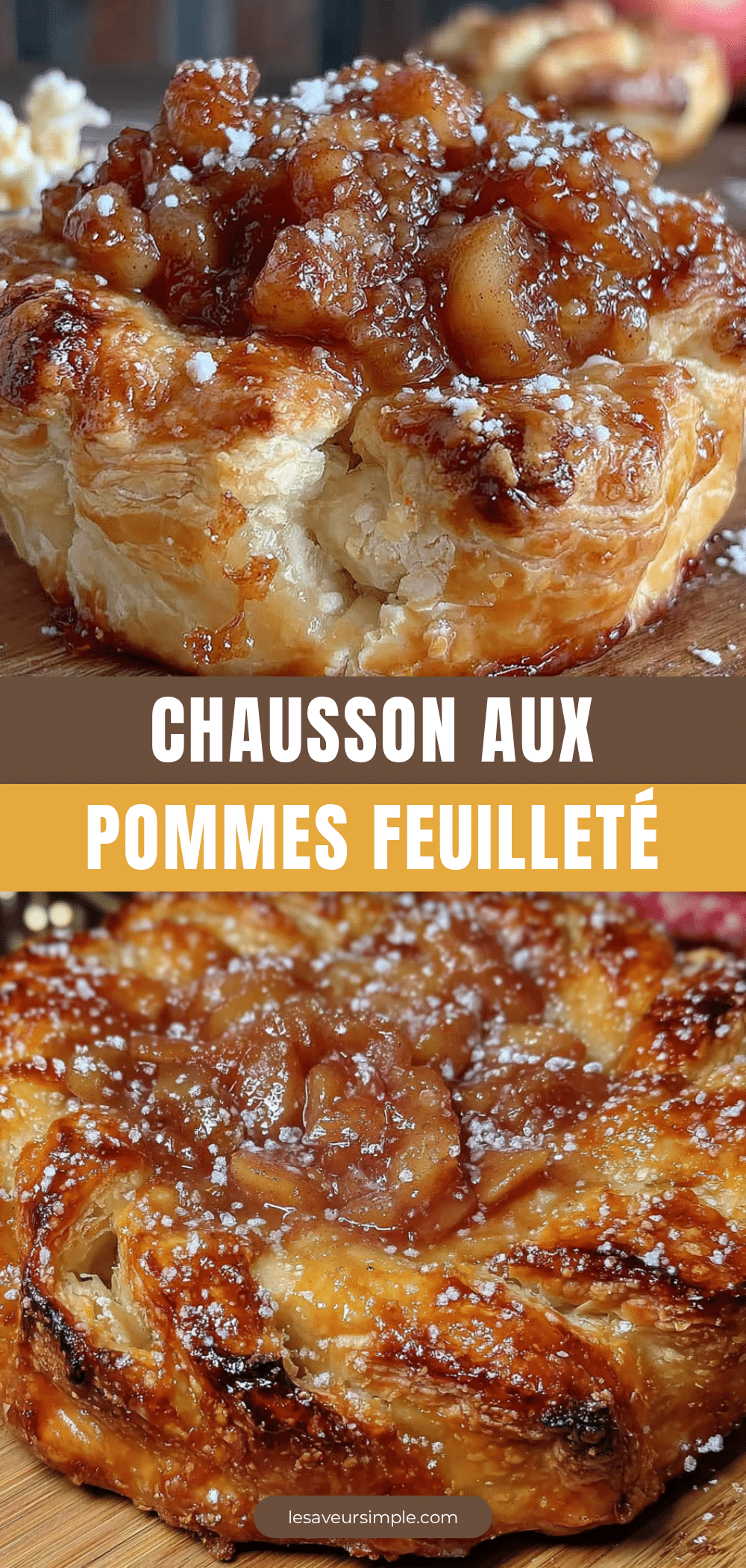 chausson aux pommes feuilleté rapide recipe