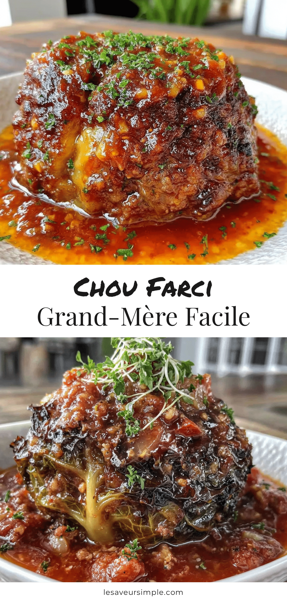 chou farci facile et rapide recipe