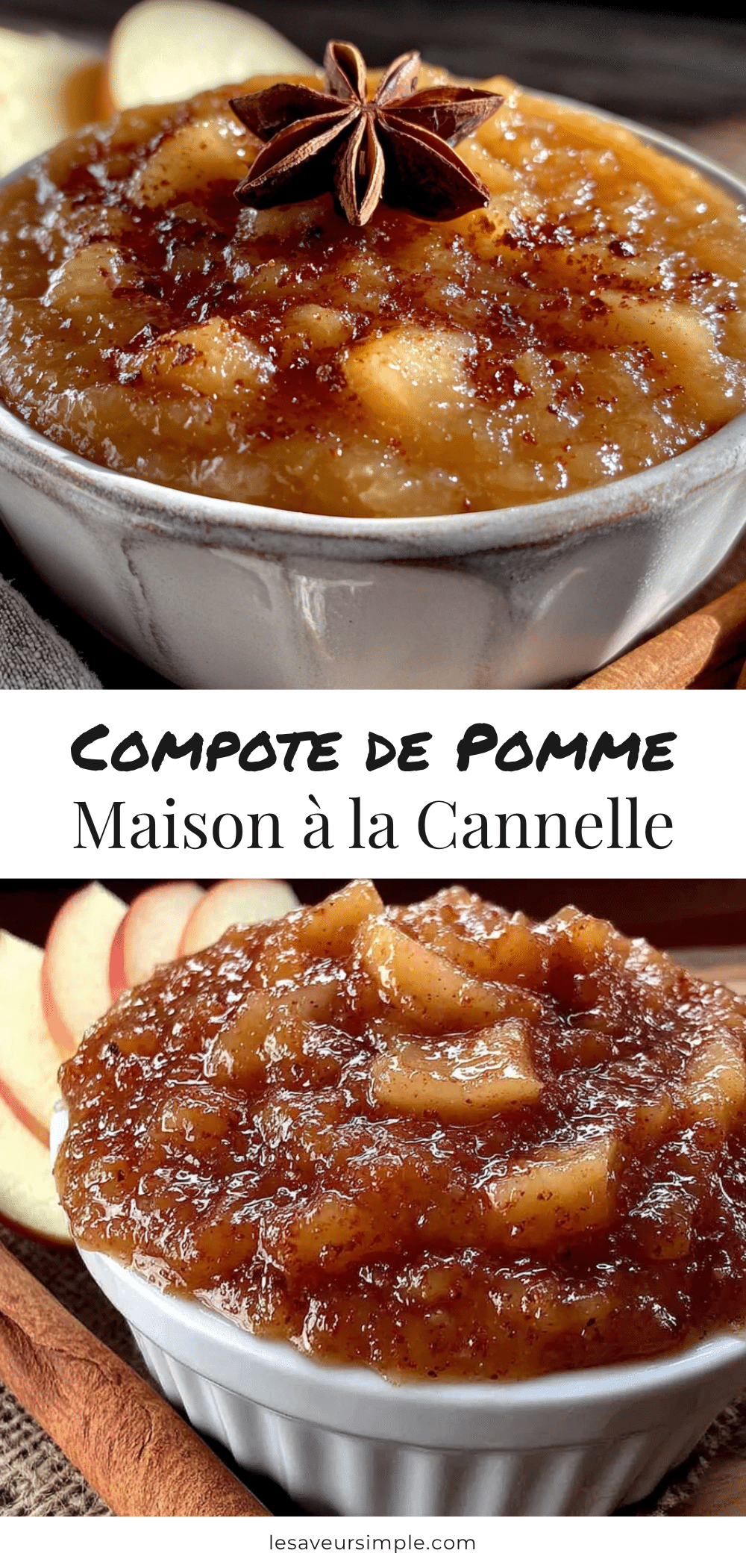 compote de pomme maison à la cannelle recipe