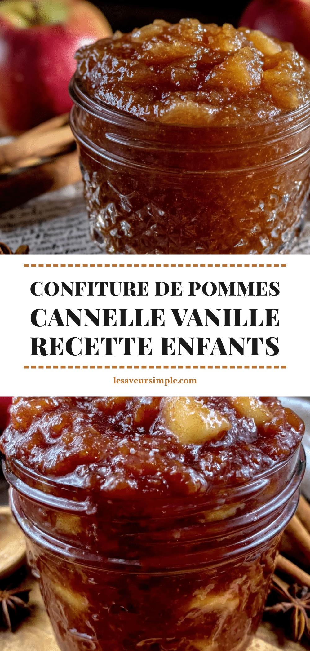 confiture de pommes cannelle vanille recipe