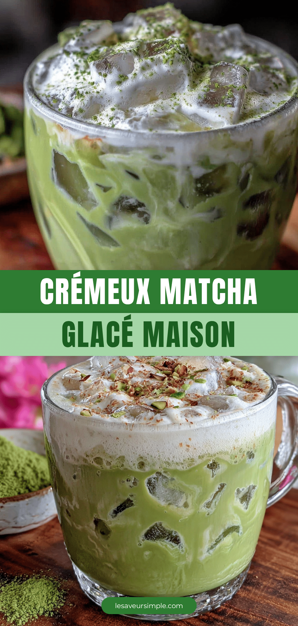 crémeux matcha glacé maison recipe