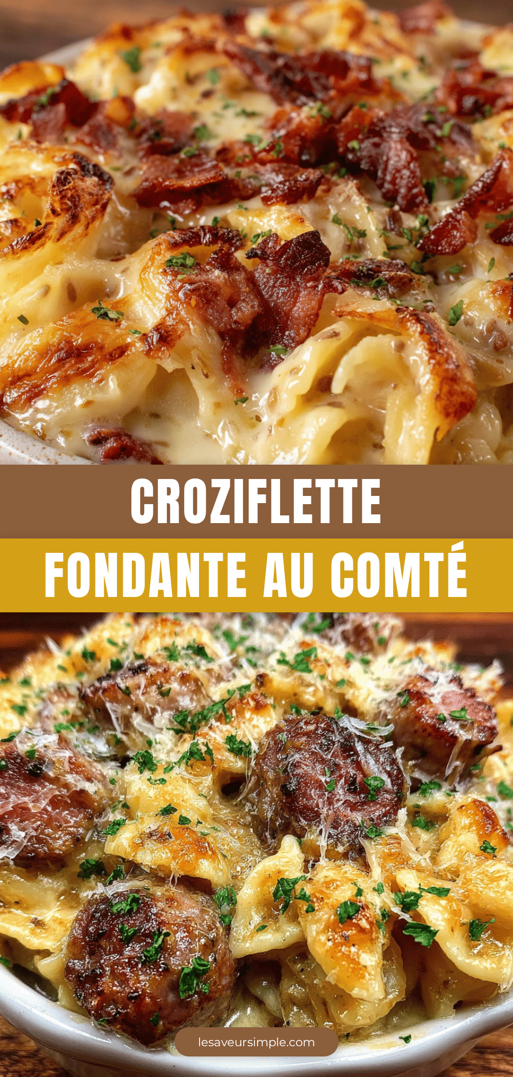 croziflette fondante au Comté recipe