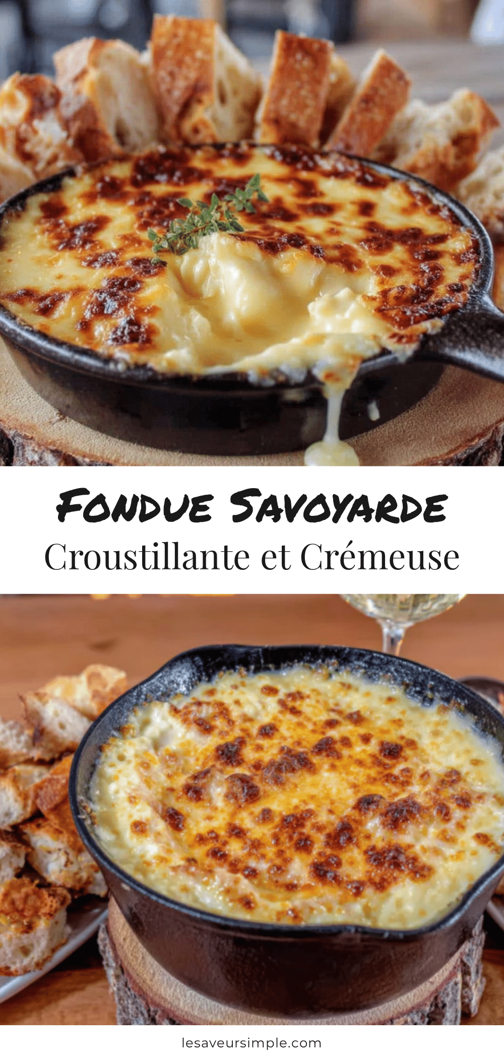 fondue savoyarde croustillante recipe