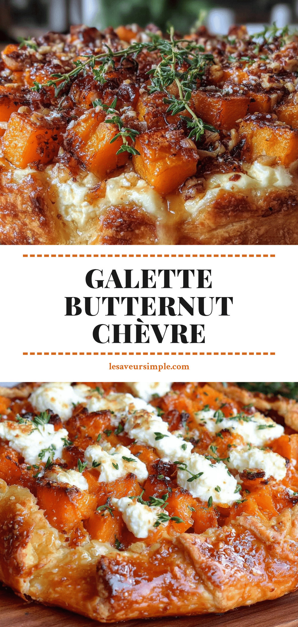 galette butternut chèvre croustillante dautomne recipe