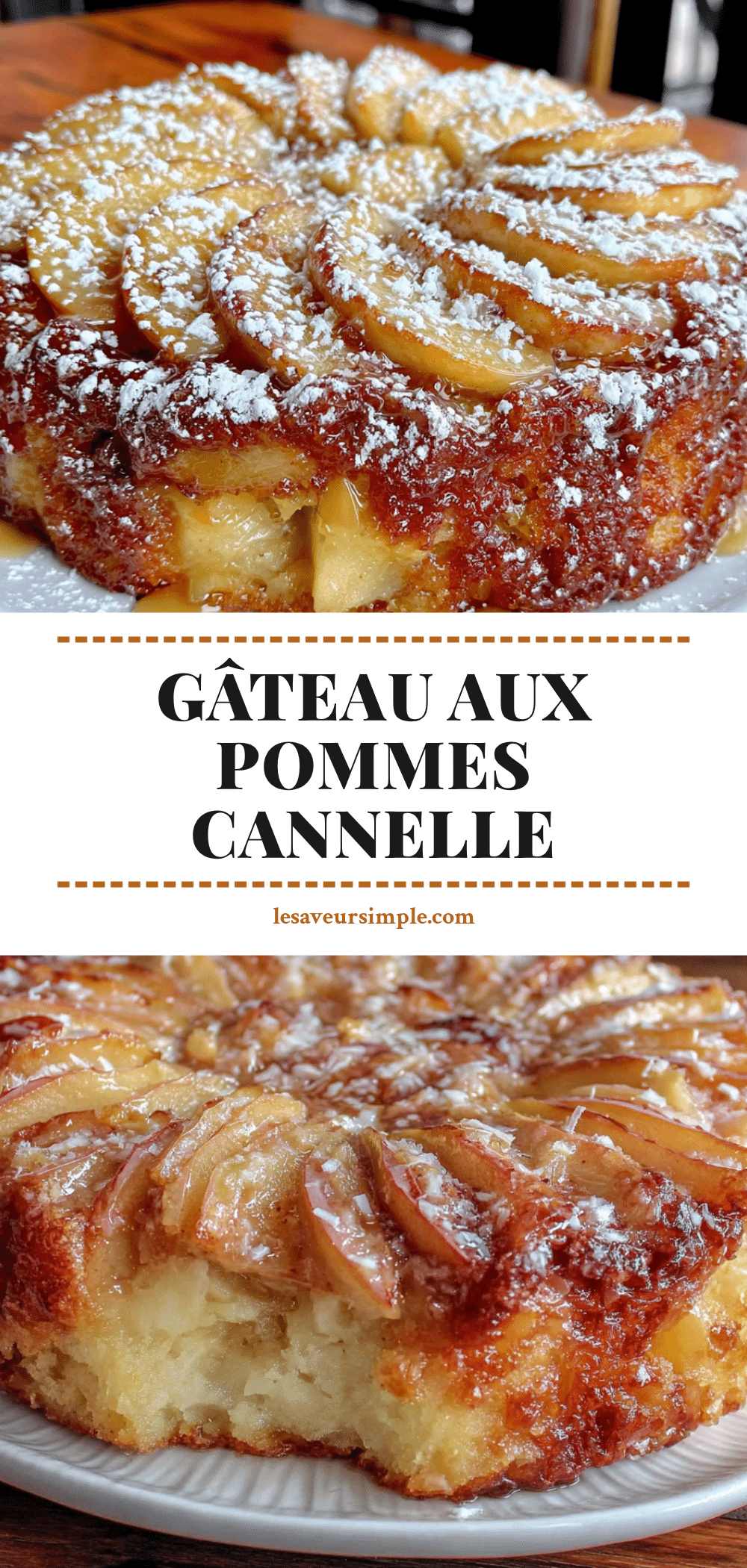 gâteau aux pommes cannelle moelleux et fondant recipe