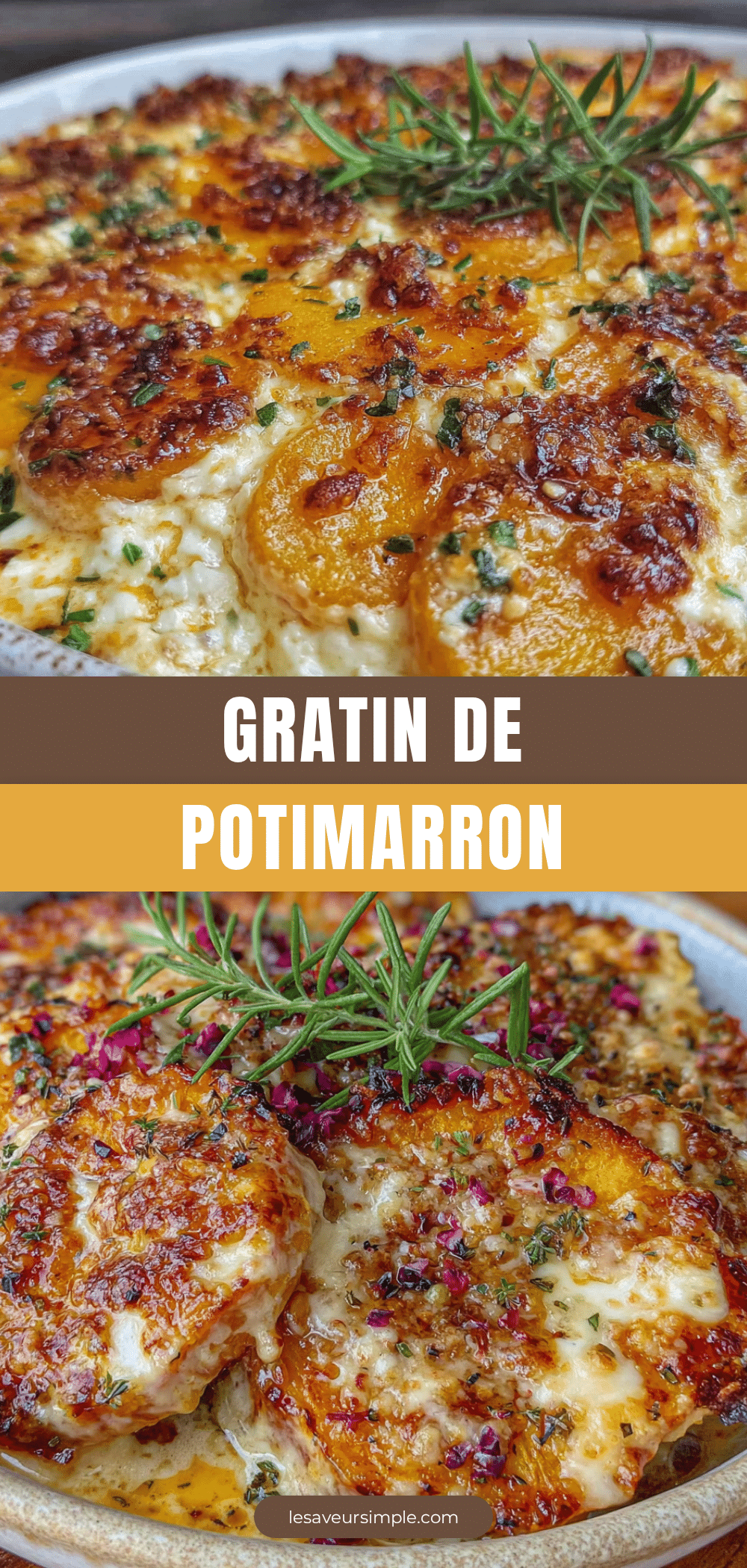 gratin de potimarron recipe