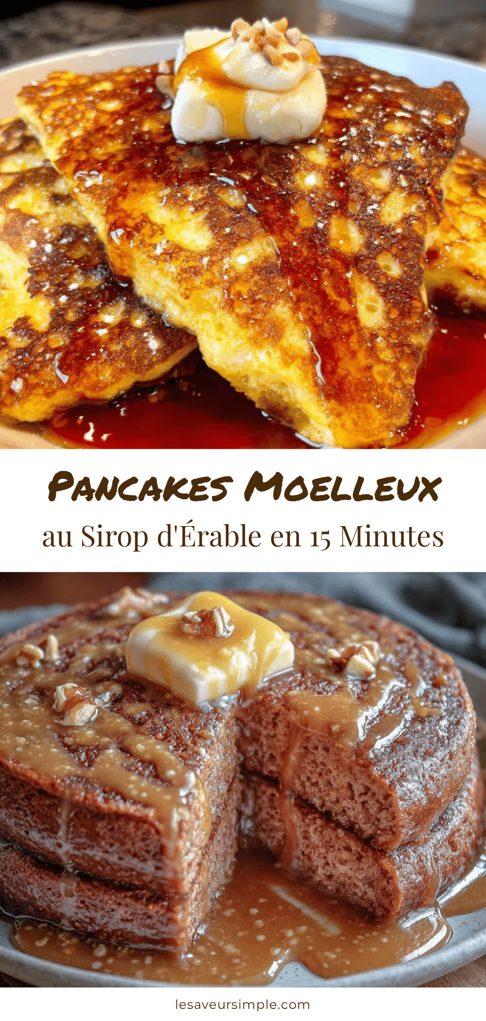 pancakes moelleux au sirop d’érable recipe