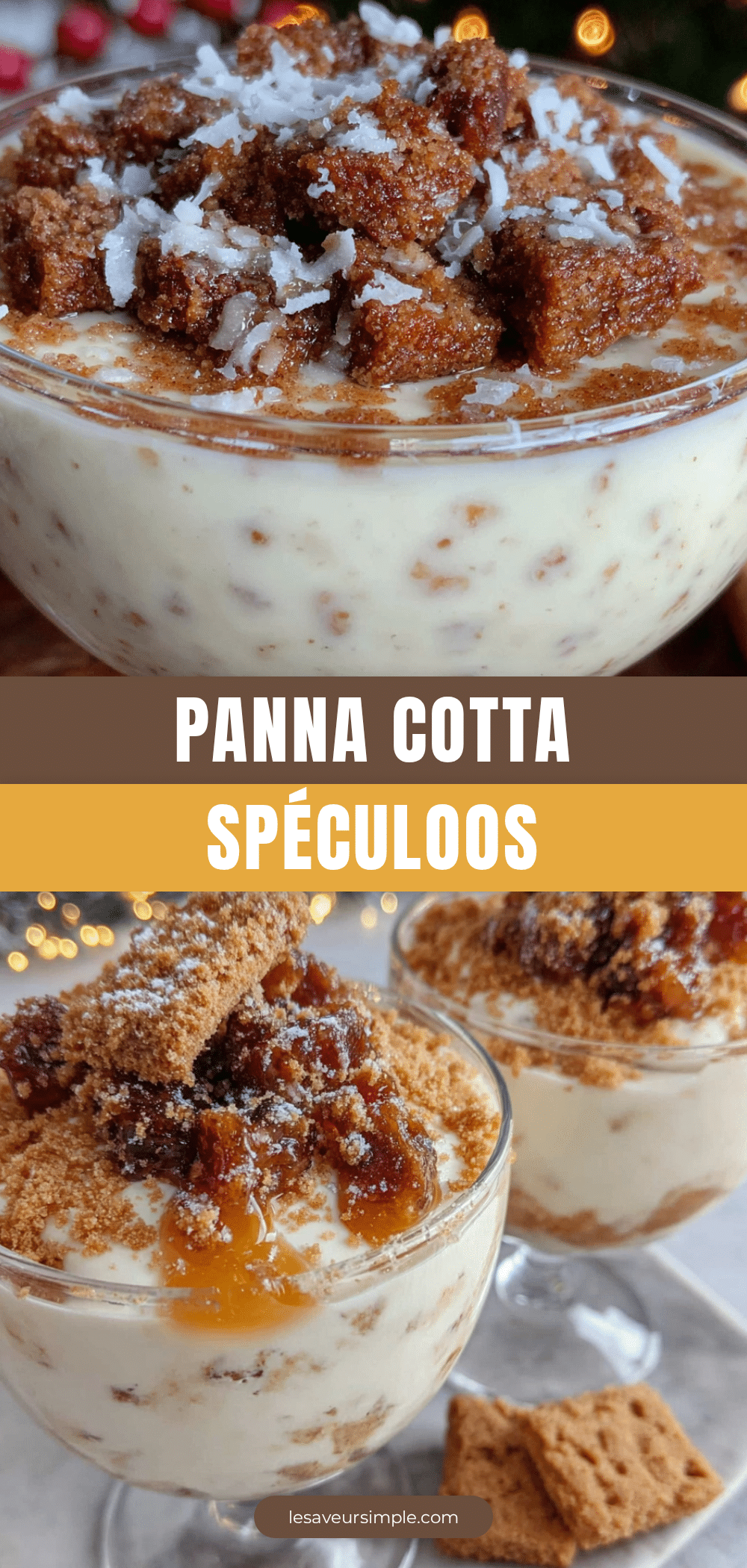 panna cotta spéculoos recipe