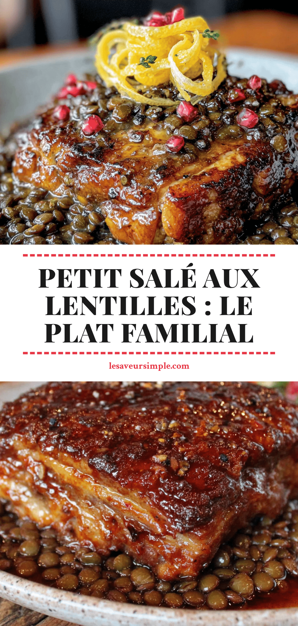 petit salé aux lentilles recipe