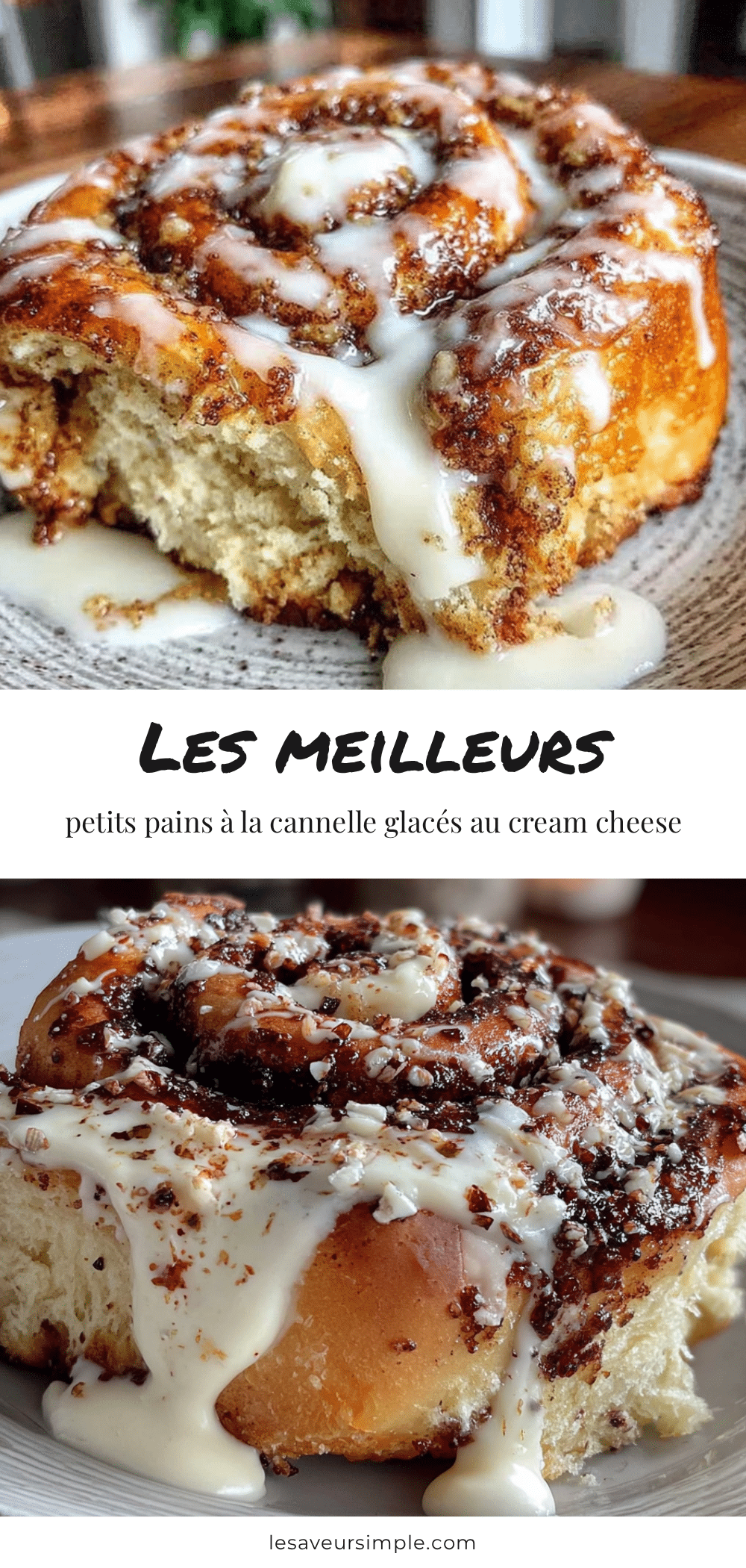 petits pains à la cannelle glacés recipe