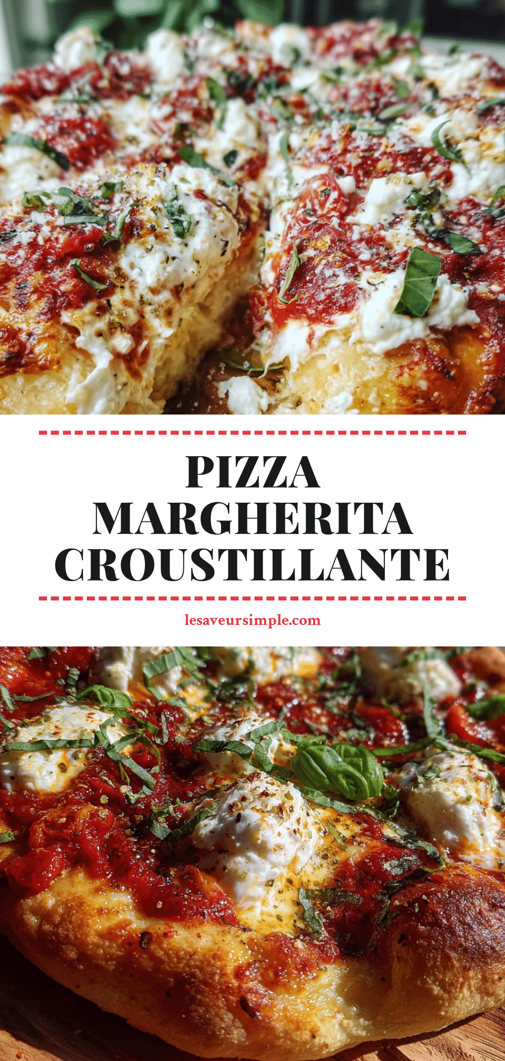 pizza margherita maison croustillante recipe