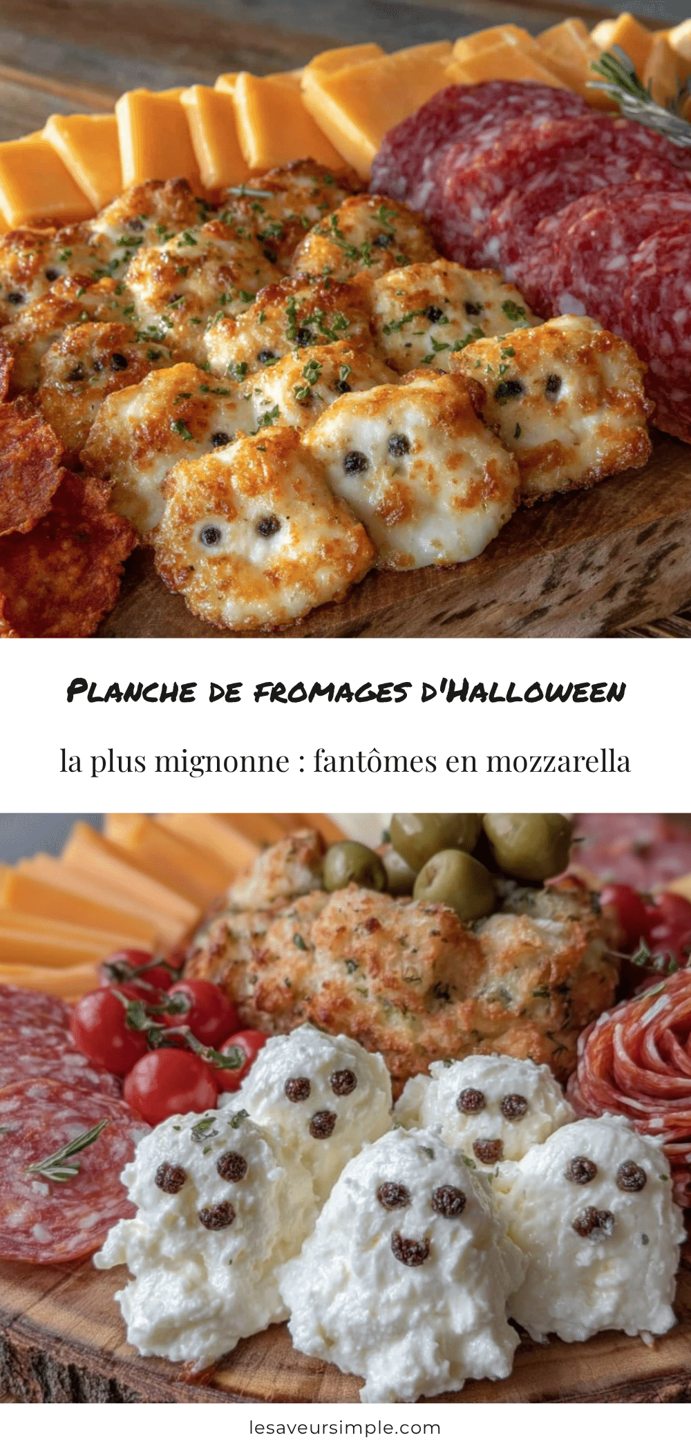 Planche de fromages dHalloween la plus mignonne recipe