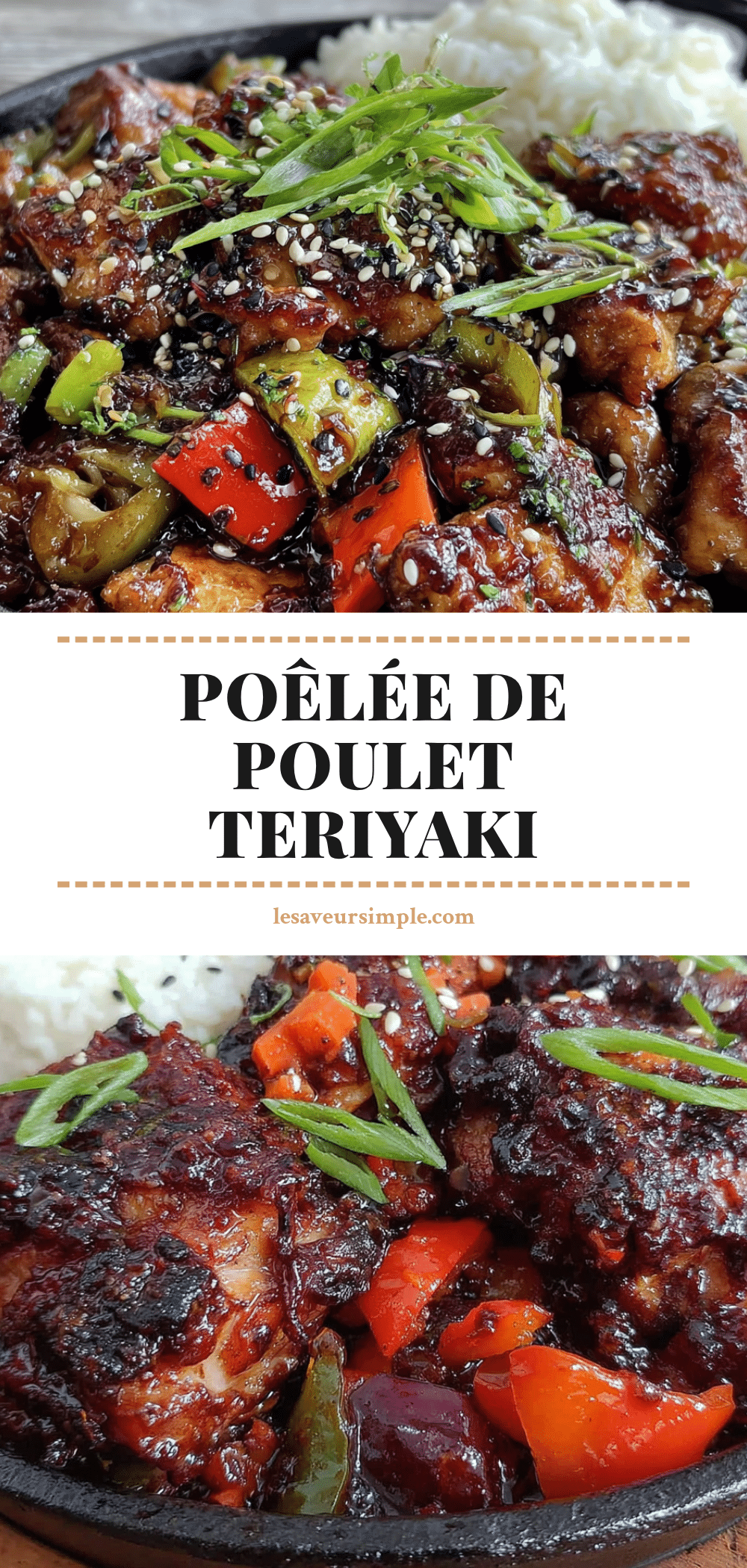 poêlée de poulet teriyaki express recipe