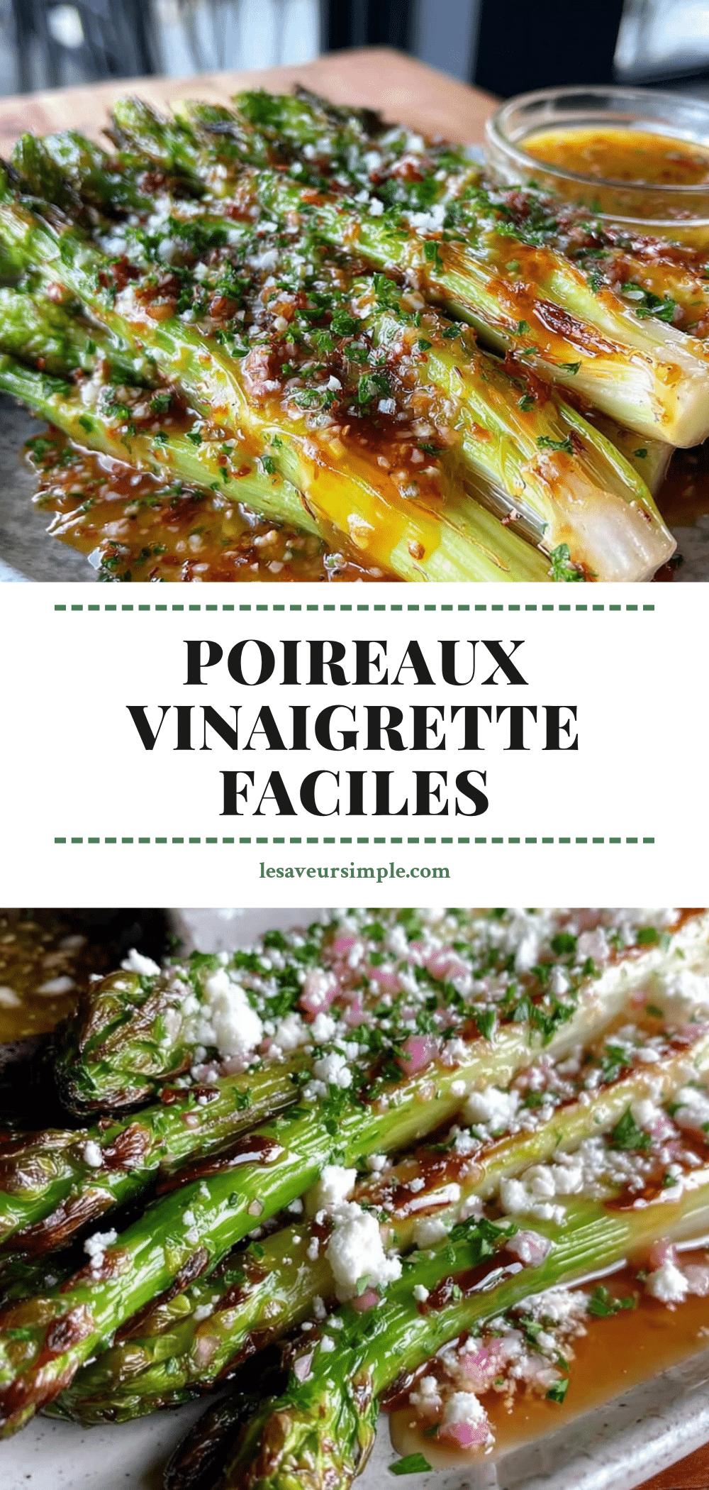 poireaux vinaigrette faciles recipe