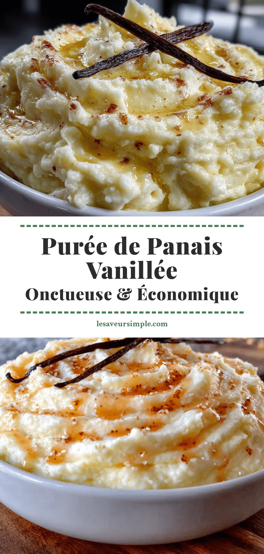 purée de panais vanillée recipe