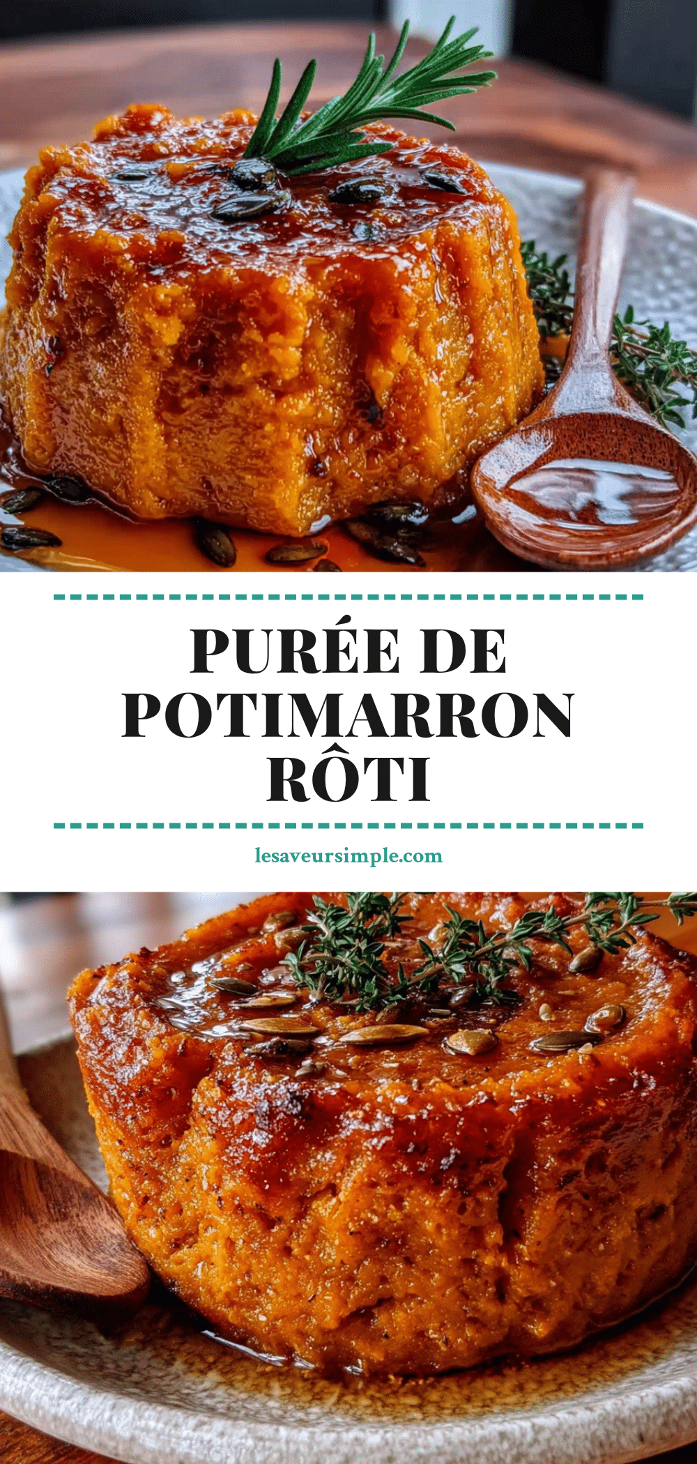 purée de potimarron rôti recipe